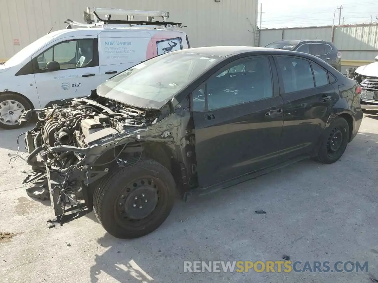 1 Photograph of a damaged car 5YFEPMAE9NP327514 TOYOTA COROLLA 2022