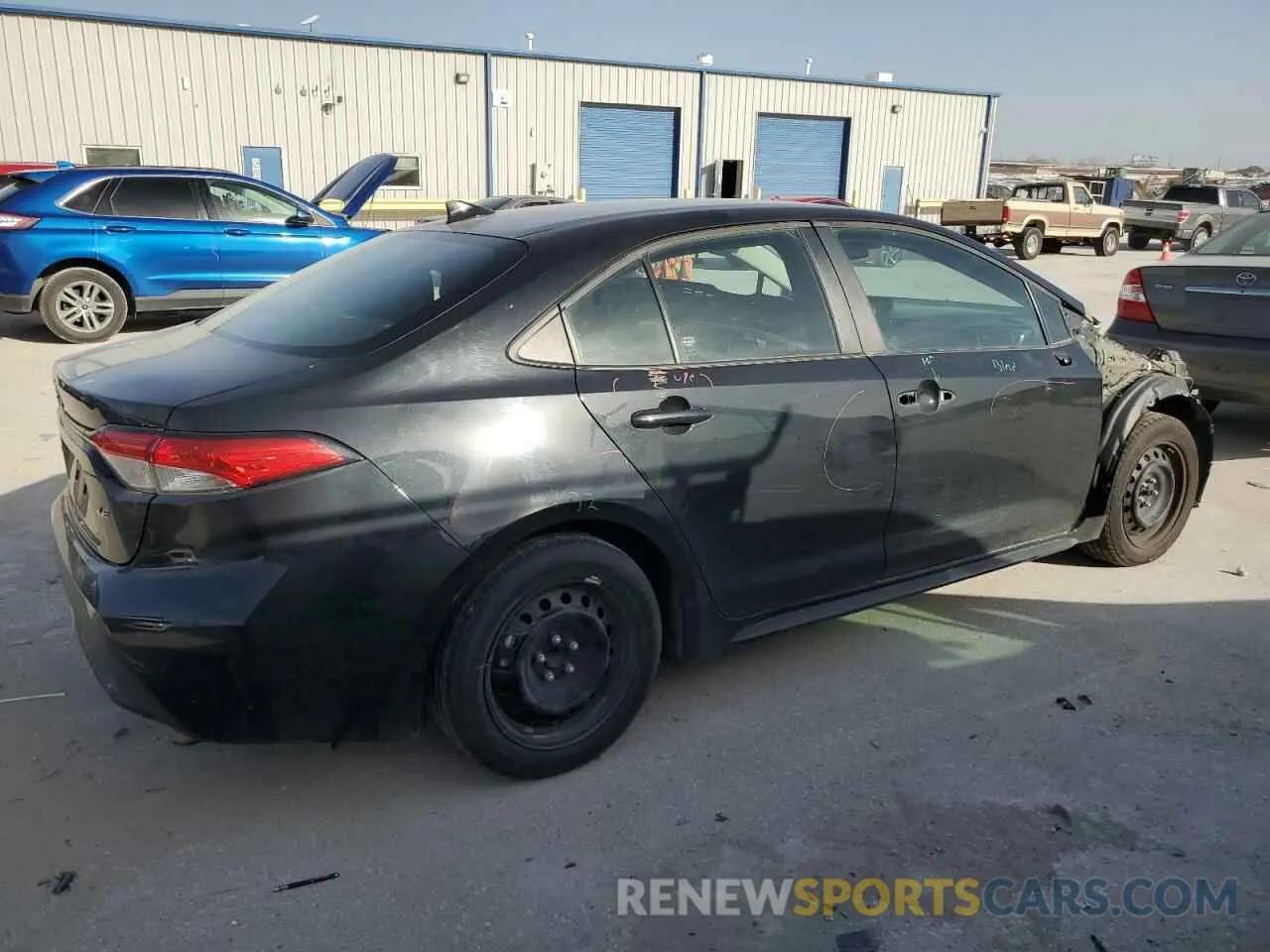 3 Photograph of a damaged car 5YFEPMAE9NP327514 TOYOTA COROLLA 2022