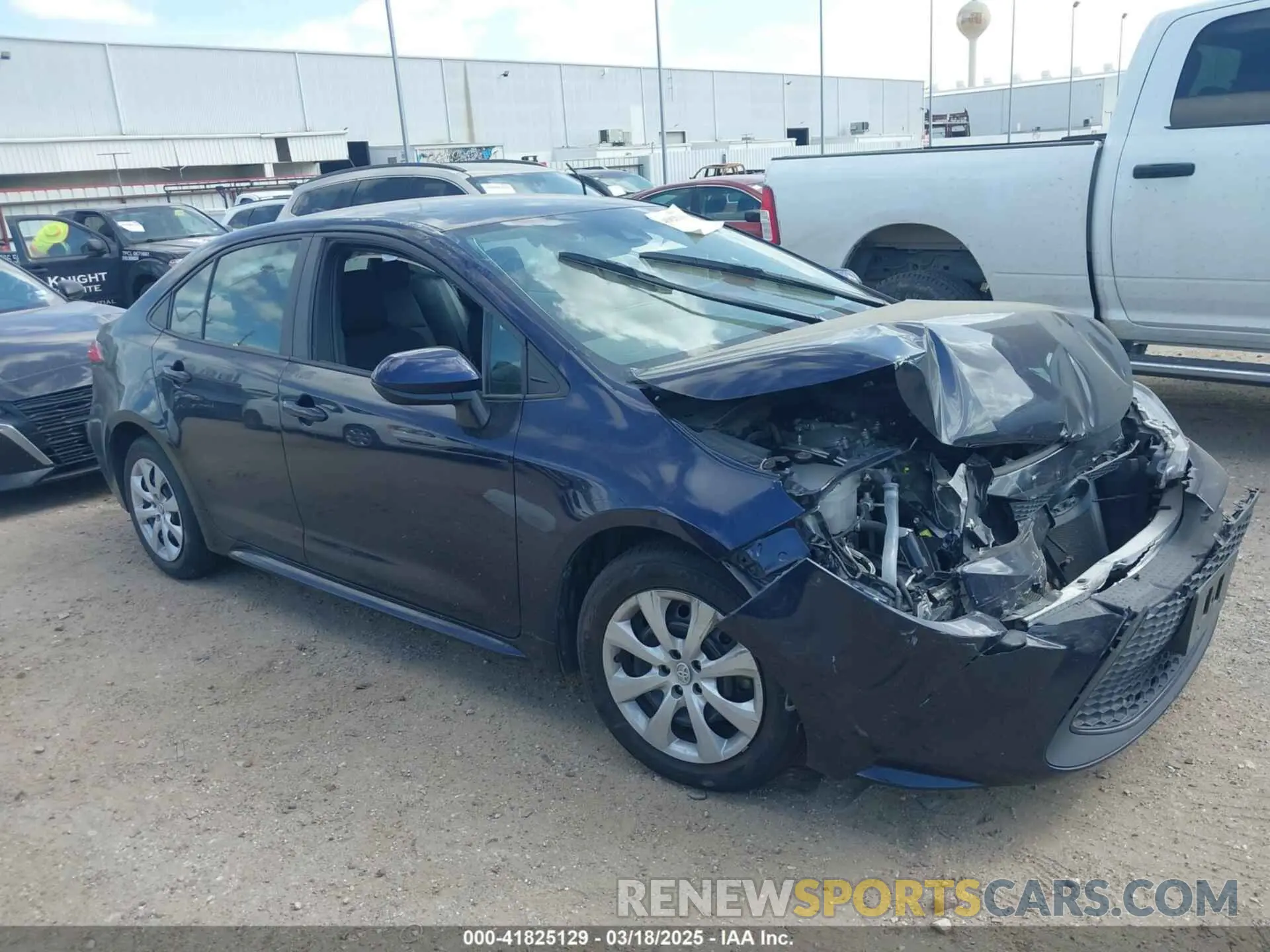 1 Photograph of a damaged car 5YFEPMAE9NP337296 TOYOTA COROLLA 2022