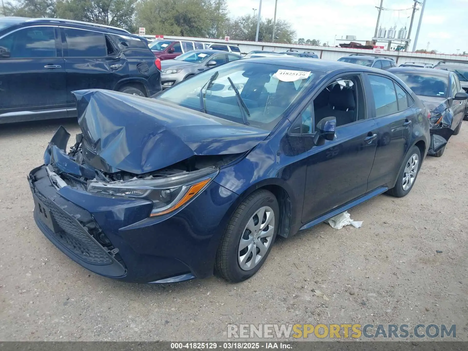 2 Photograph of a damaged car 5YFEPMAE9NP337296 TOYOTA COROLLA 2022
