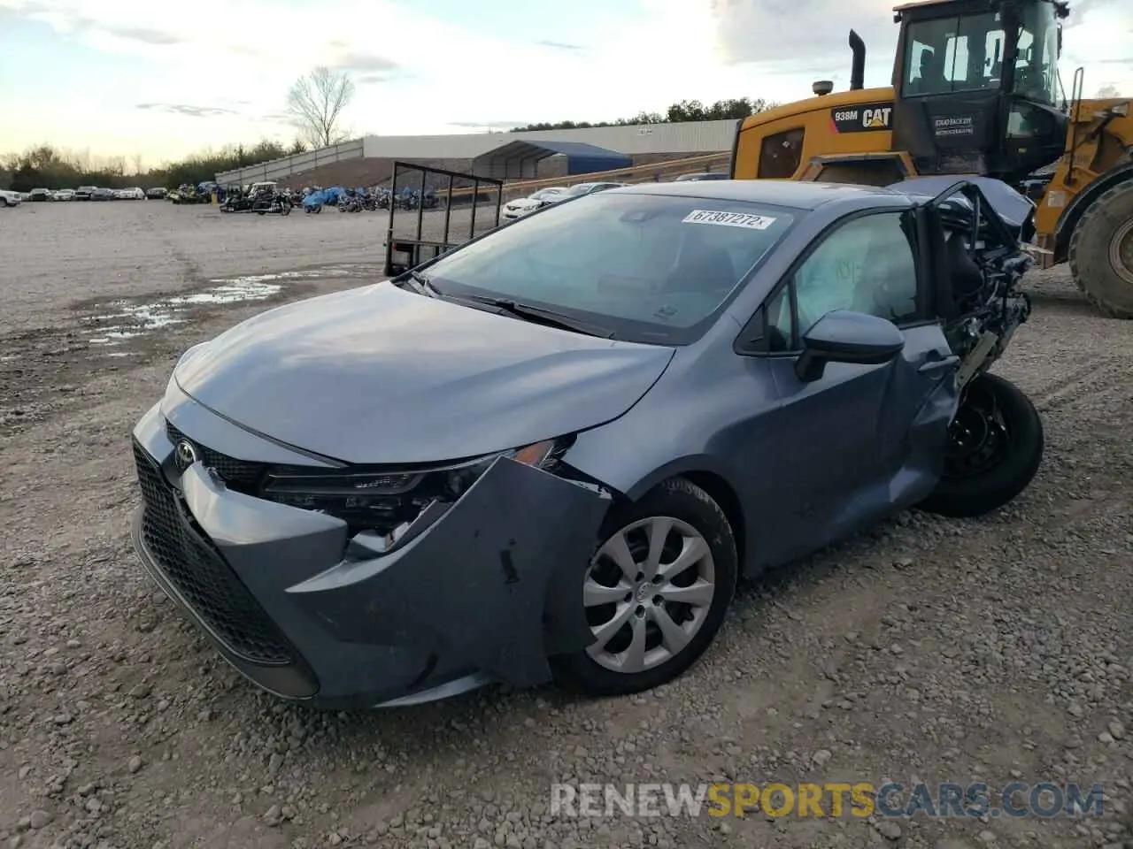 2 Photograph of a damaged car 5YFEPMAE9NP364353 TOYOTA COROLLA 2022