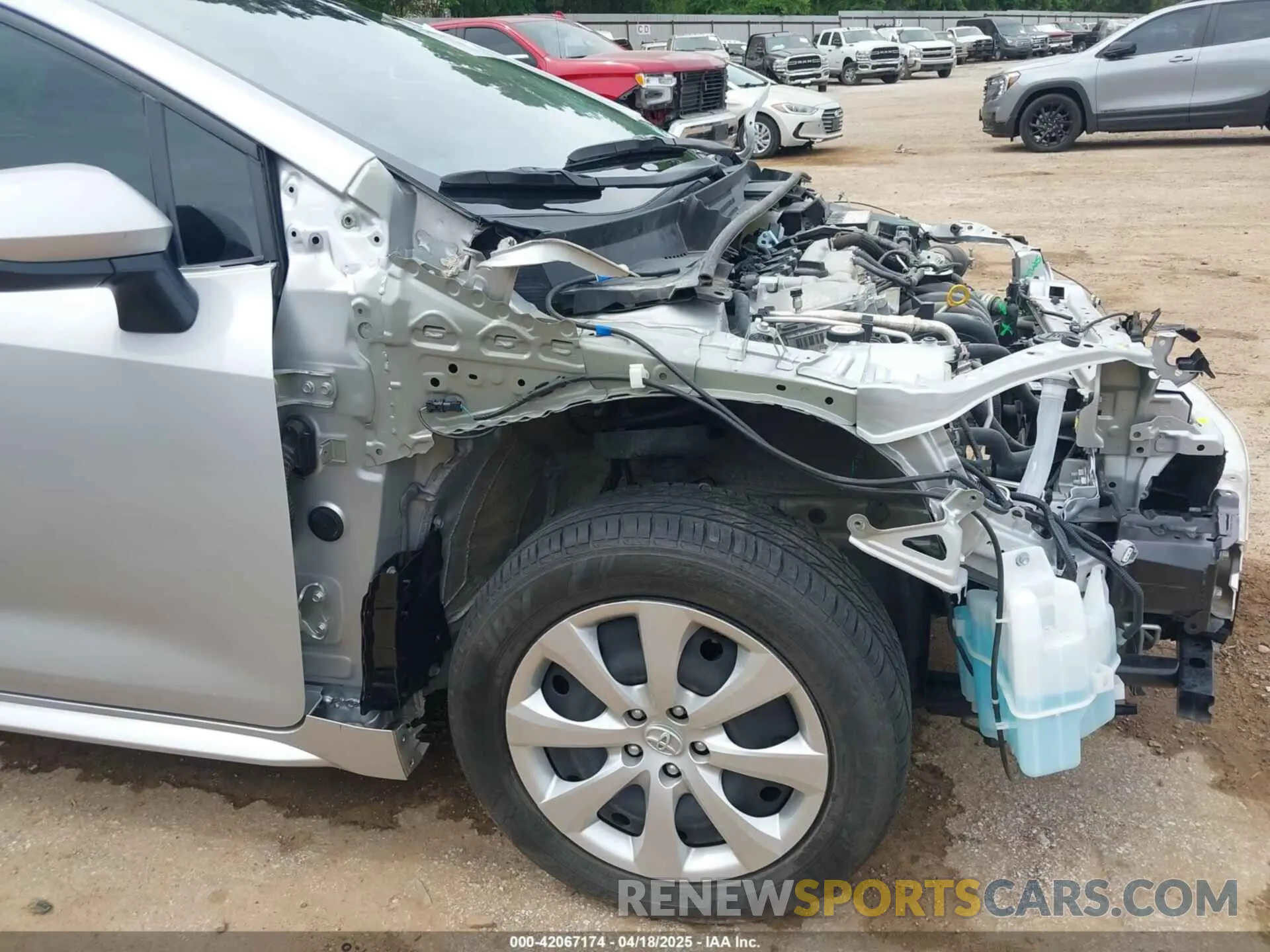 19 Фотография поврежденного автомобиля 5YFEPMAE9NP382593 TOYOTA COROLLA 2022