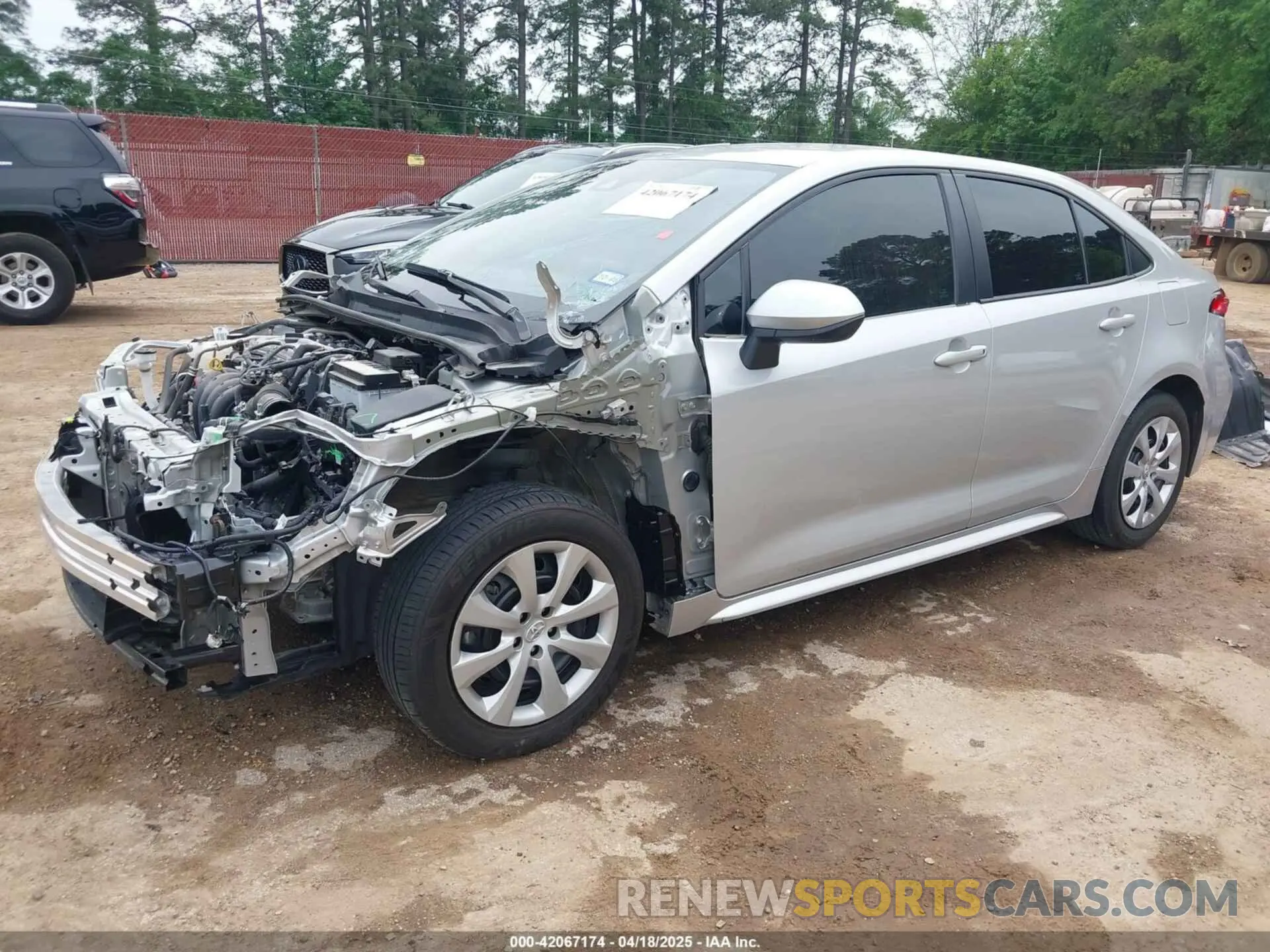 2 Фотография поврежденного автомобиля 5YFEPMAE9NP382593 TOYOTA COROLLA 2022