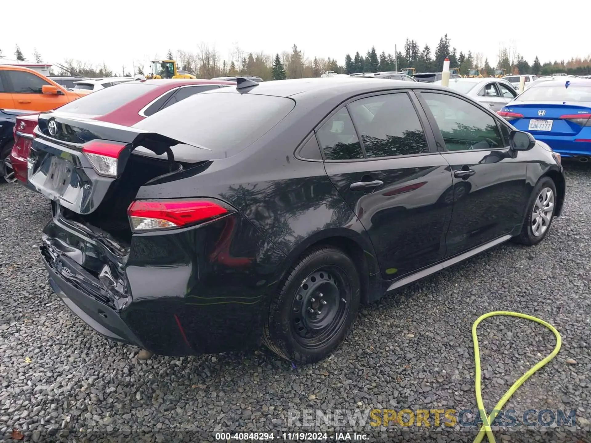 4 Фотография поврежденного автомобиля 5YFEPMAEXNP279876 TOYOTA COROLLA 2022