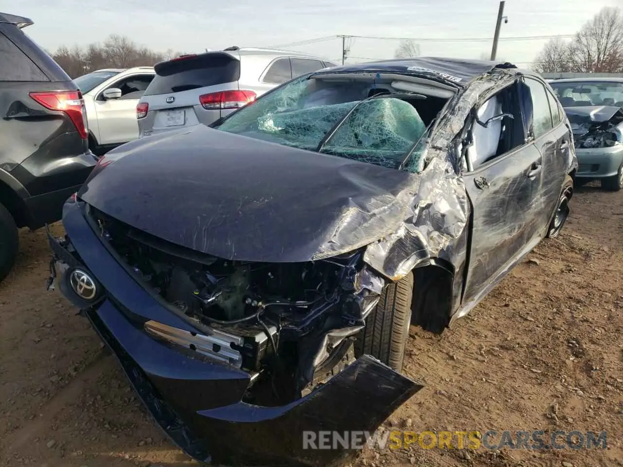 2 Photograph of a damaged car 5YFEPMAEXNP289212 TOYOTA COROLLA 2022