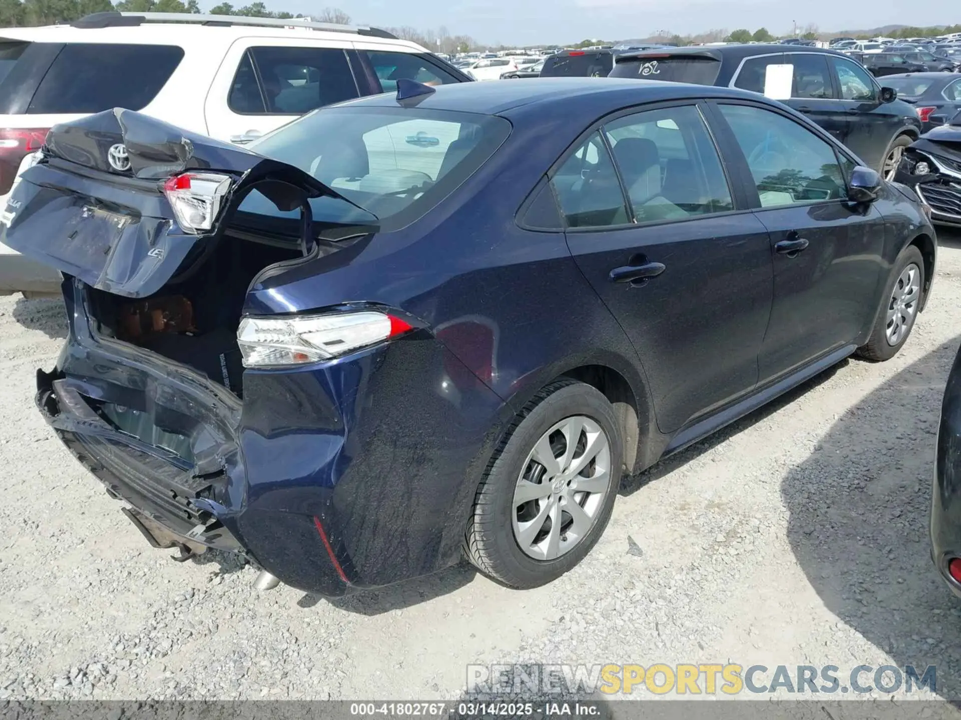 4 Фотография поврежденного автомобиля 5YFEPMAEXNP292675 TOYOTA COROLLA 2022