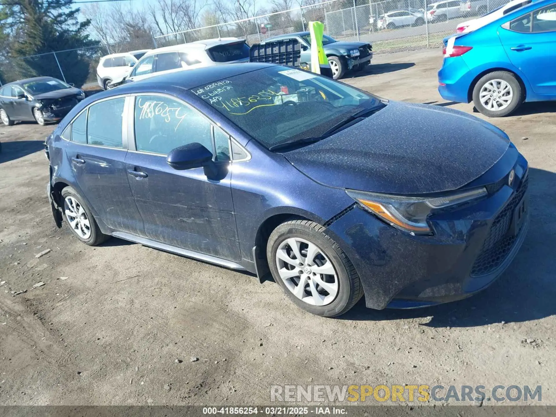 1 Photograph of a damaged car 5YFEPMAEXNP312441 TOYOTA COROLLA 2022
