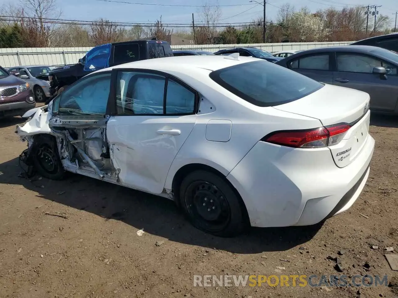 2 Фотография поврежденного автомобиля 5YFEPMAEXNP331720 TOYOTA COROLLA 2022