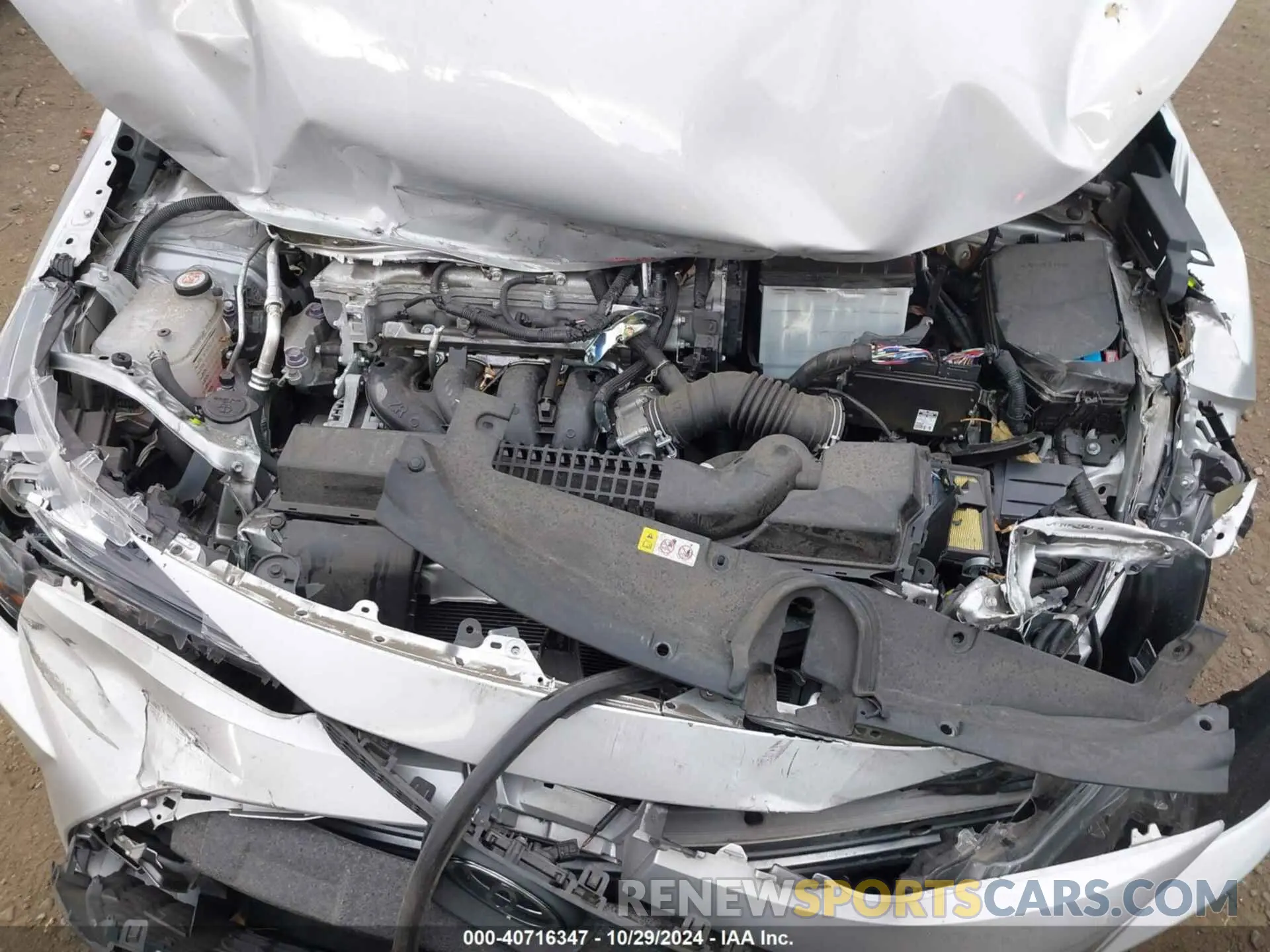 10 Photograph of a damaged car 5YFEPMAEXNP333483 TOYOTA COROLLA 2022