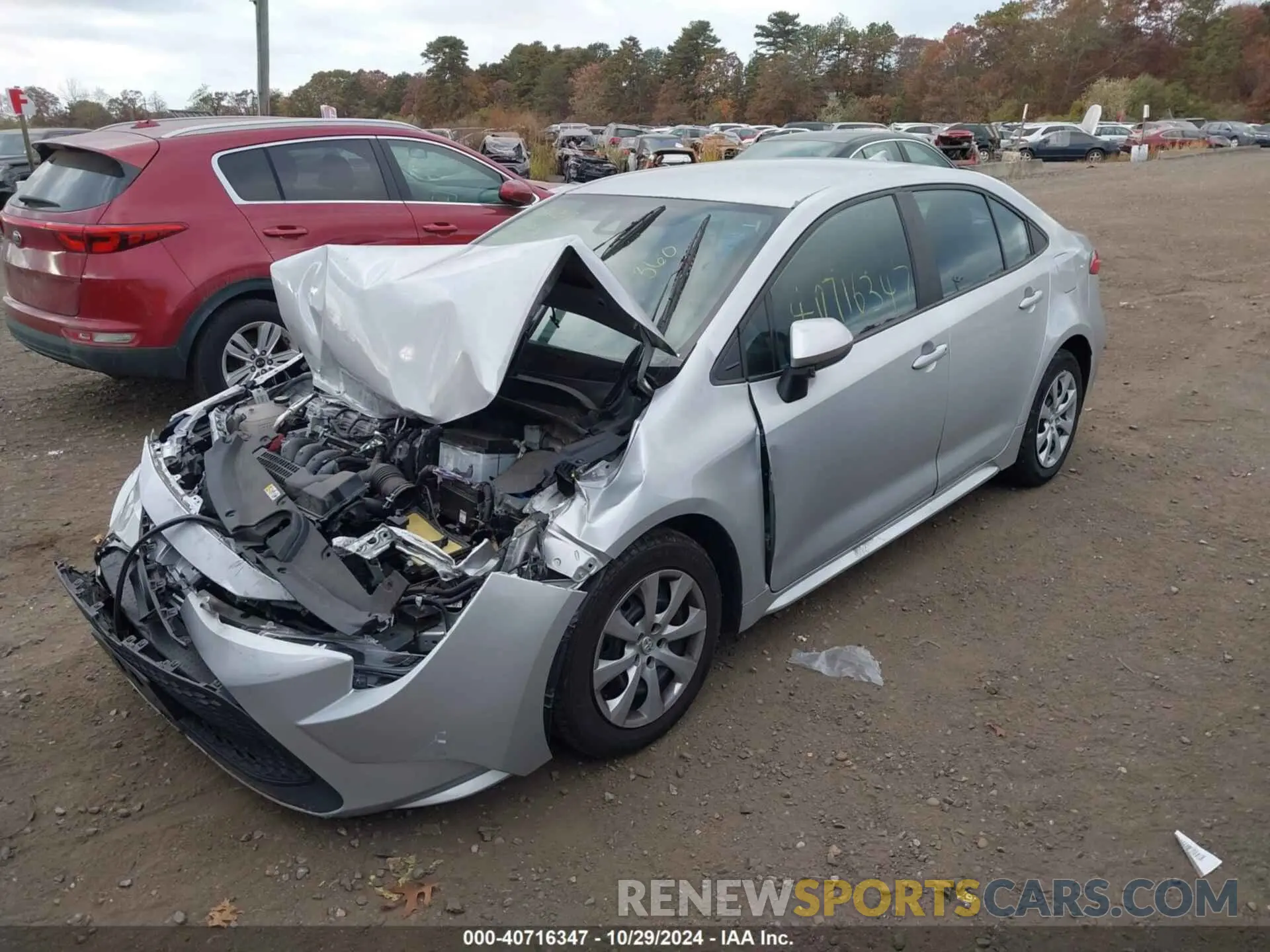 6 Photograph of a damaged car 5YFEPMAEXNP333483 TOYOTA COROLLA 2022