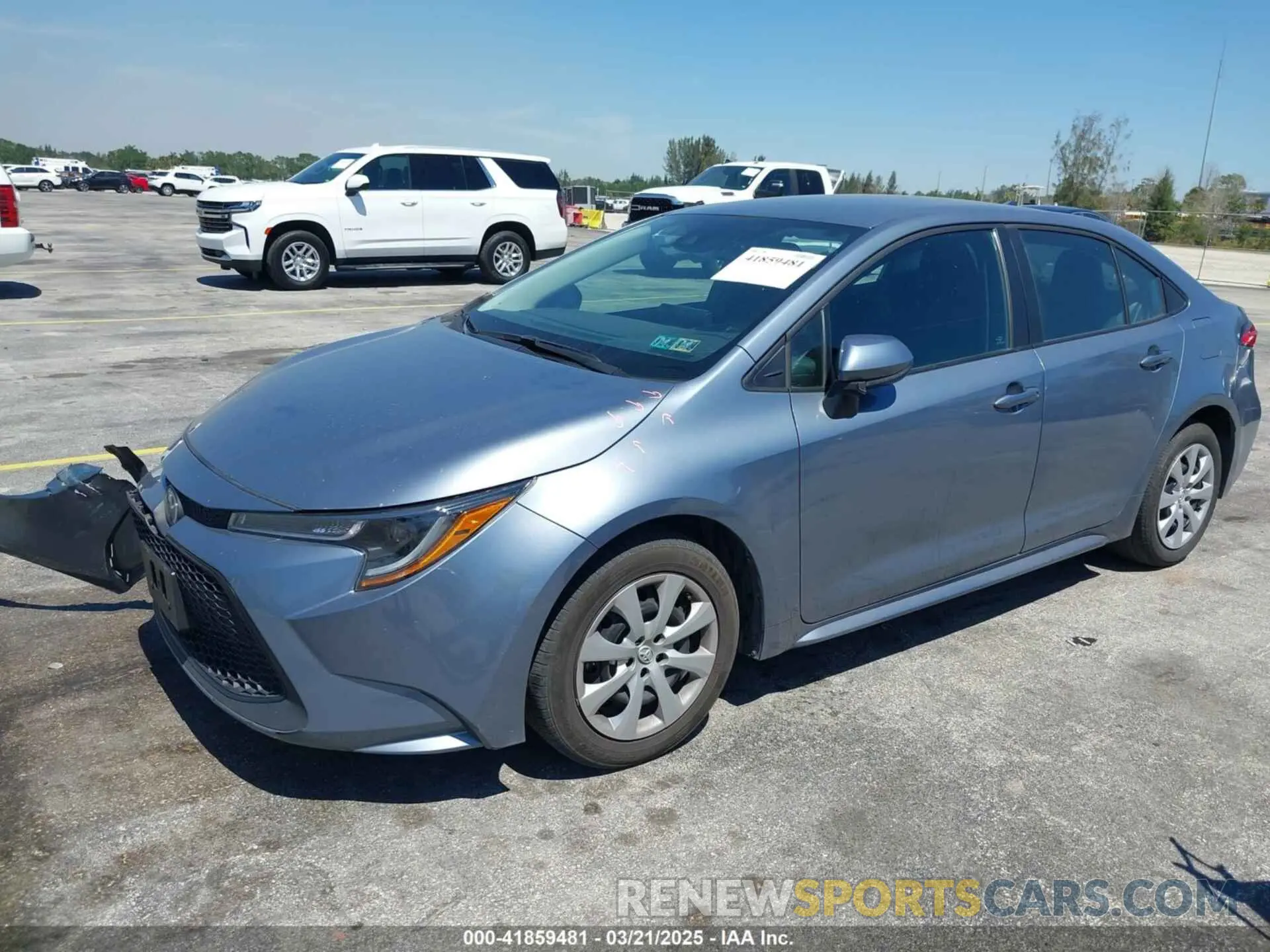 2 Фотография поврежденного автомобиля 5YFEPMAEXNP342314 TOYOTA COROLLA 2022