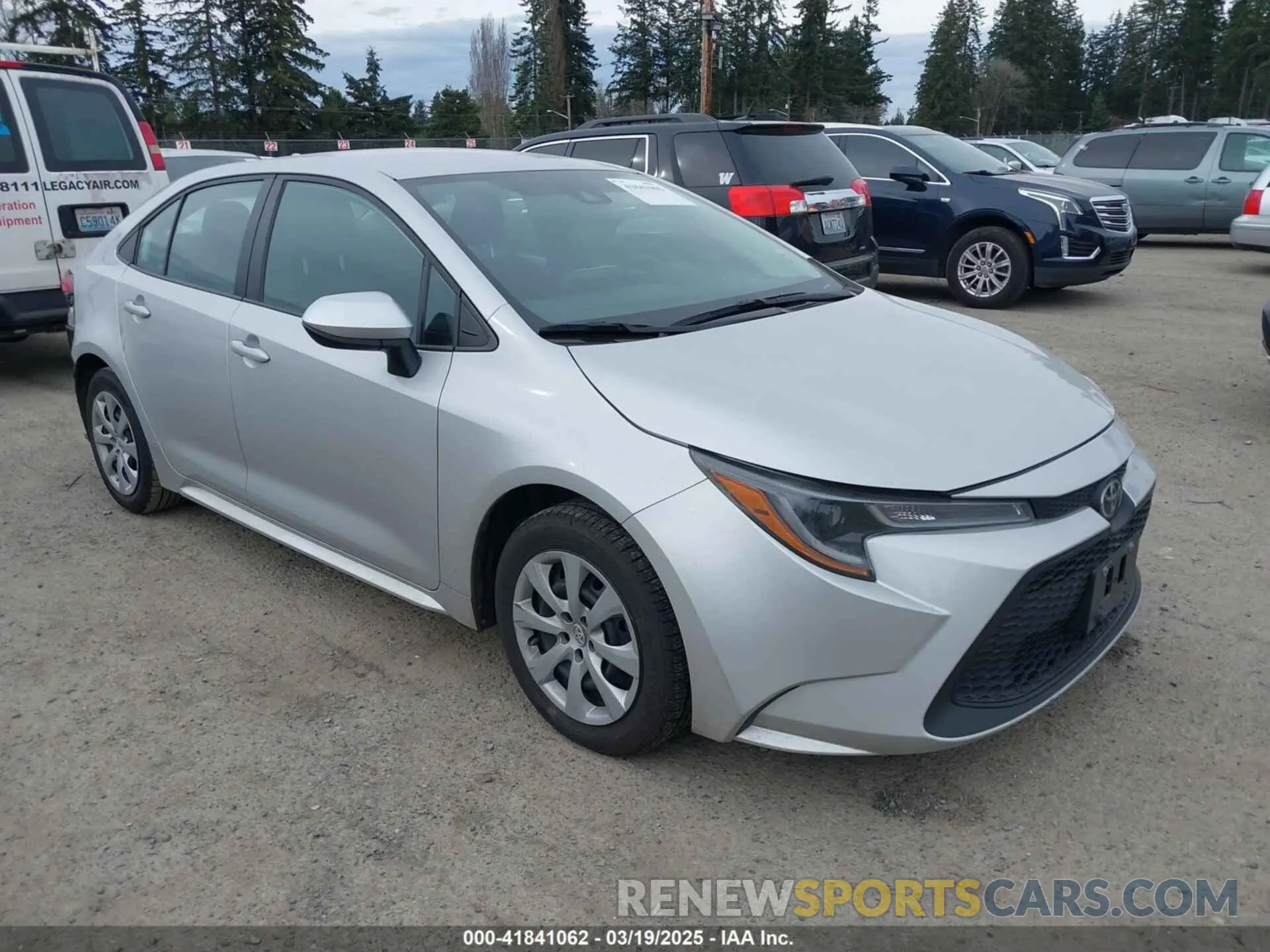 1 Photograph of a damaged car 5YFEPMAEXNP368492 TOYOTA COROLLA 2022