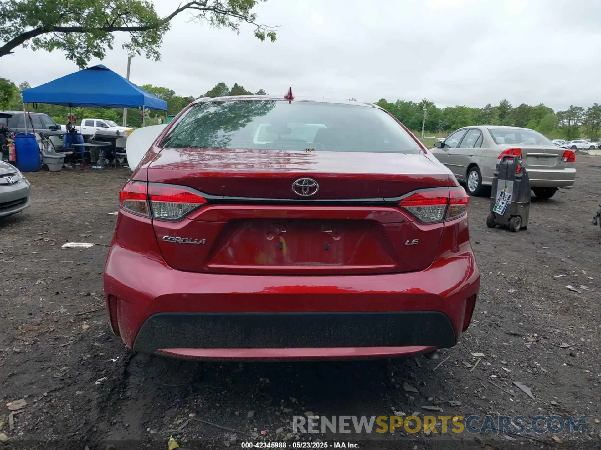 16 Photograph of a damaged car 5YFEPMAEXNP371327 TOYOTA COROLLA 2022