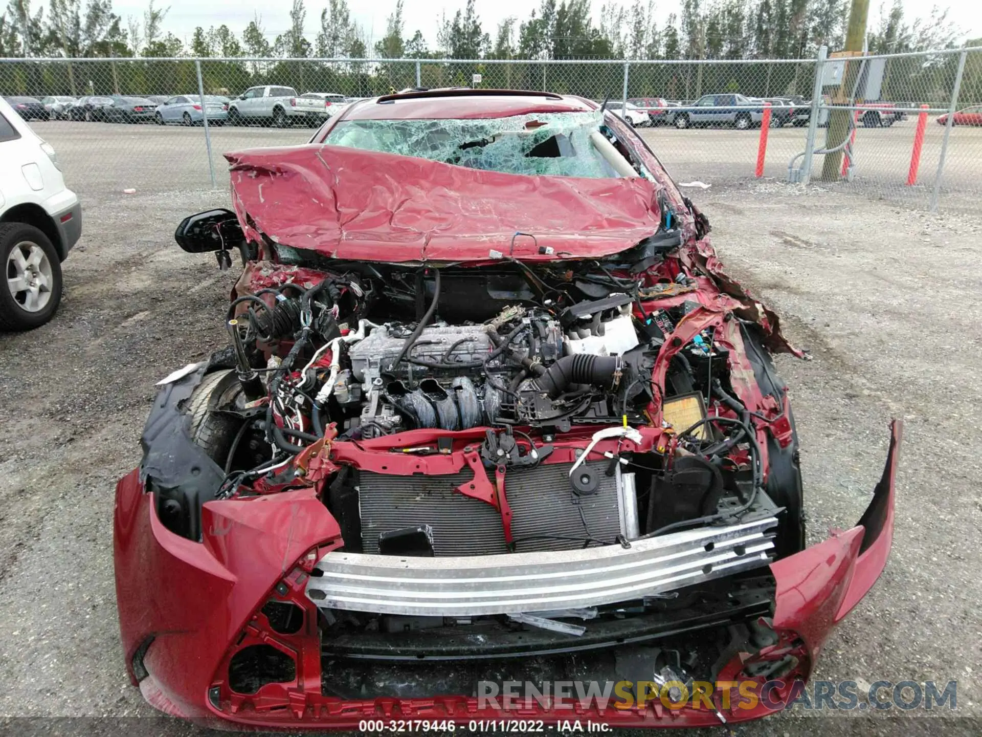 6 Photograph of a damaged car 5YFFPMAE0NP276053 TOYOTA COROLLA 2022