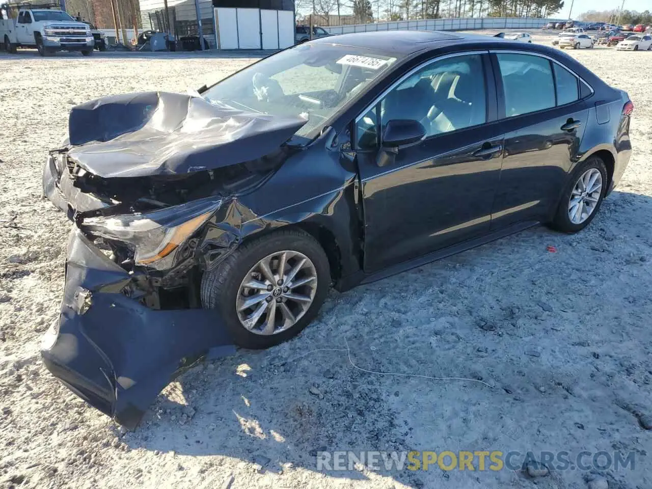 1 Photograph of a damaged car 5YFFPMAE1NP320383 TOYOTA COROLLA 2022