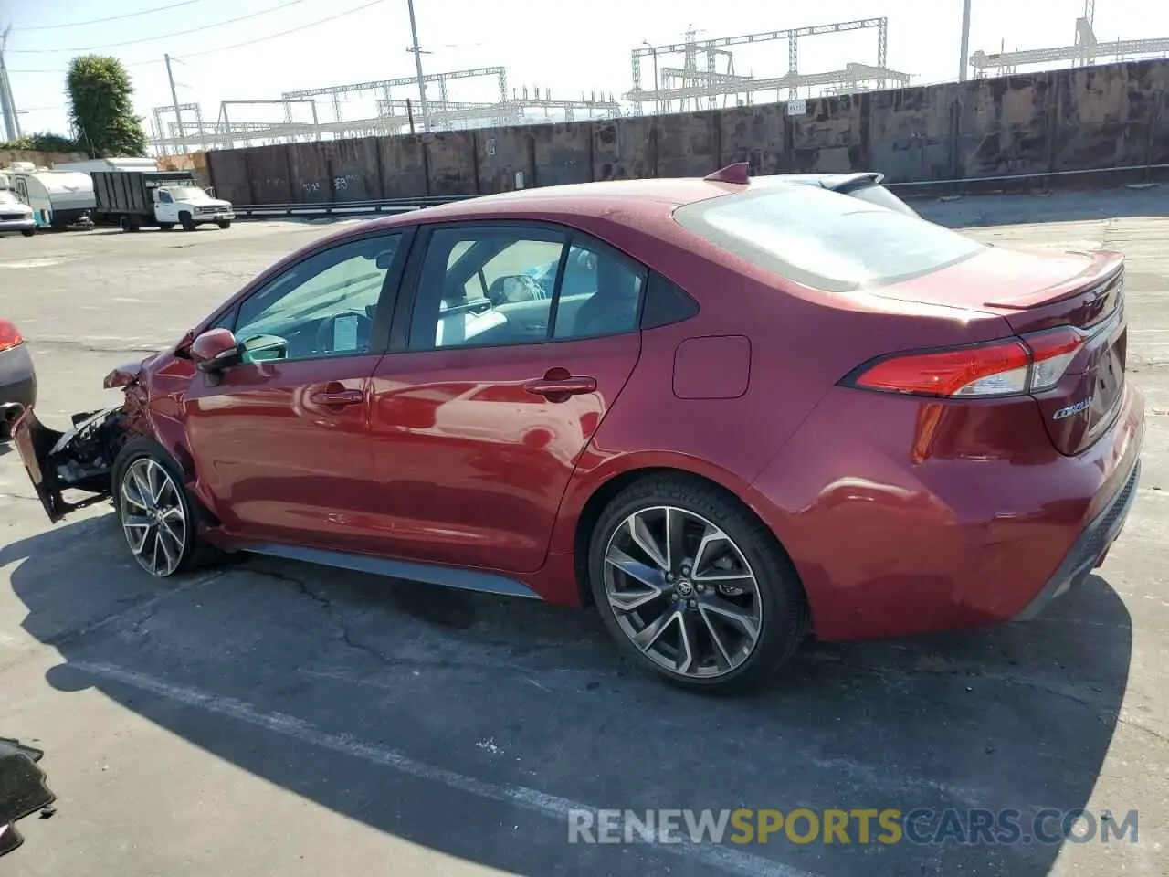 2 Фотография поврежденного автомобиля 5YFP4MCE1NP107931 TOYOTA COROLLA 2022