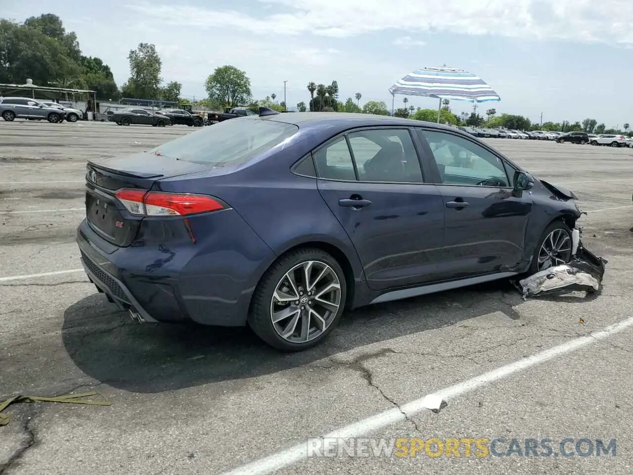 3 Photograph of a damaged car 5YFP4MCE2NP114161 TOYOTA COROLLA 2022