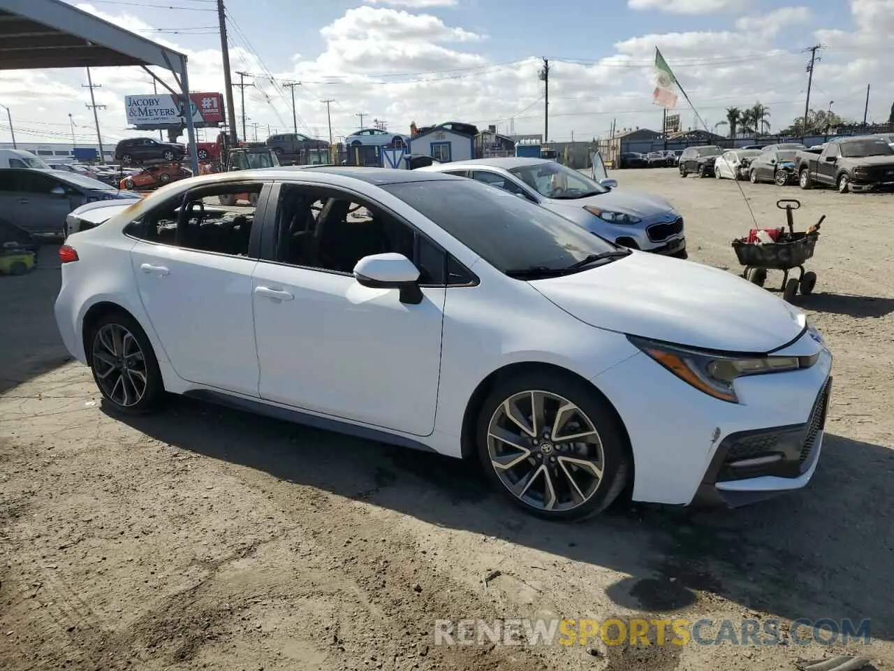 4 Фотография поврежденного автомобиля 5YFP4MCE3NP134774 TOYOTA COROLLA 2022