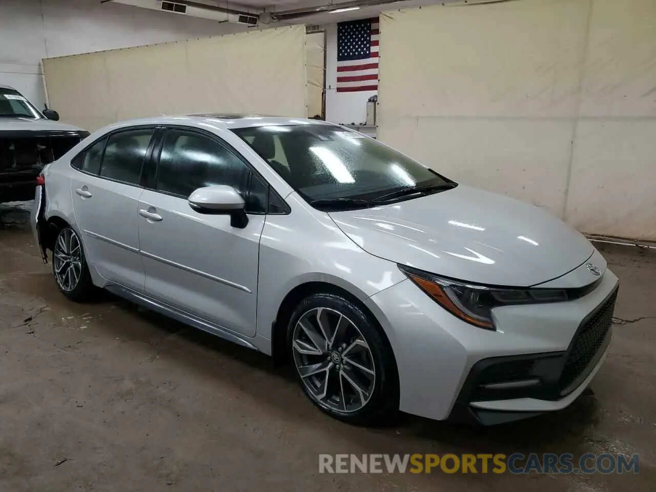 4 Фотография поврежденного автомобиля 5YFP4MCE6NP107973 TOYOTA COROLLA 2022
