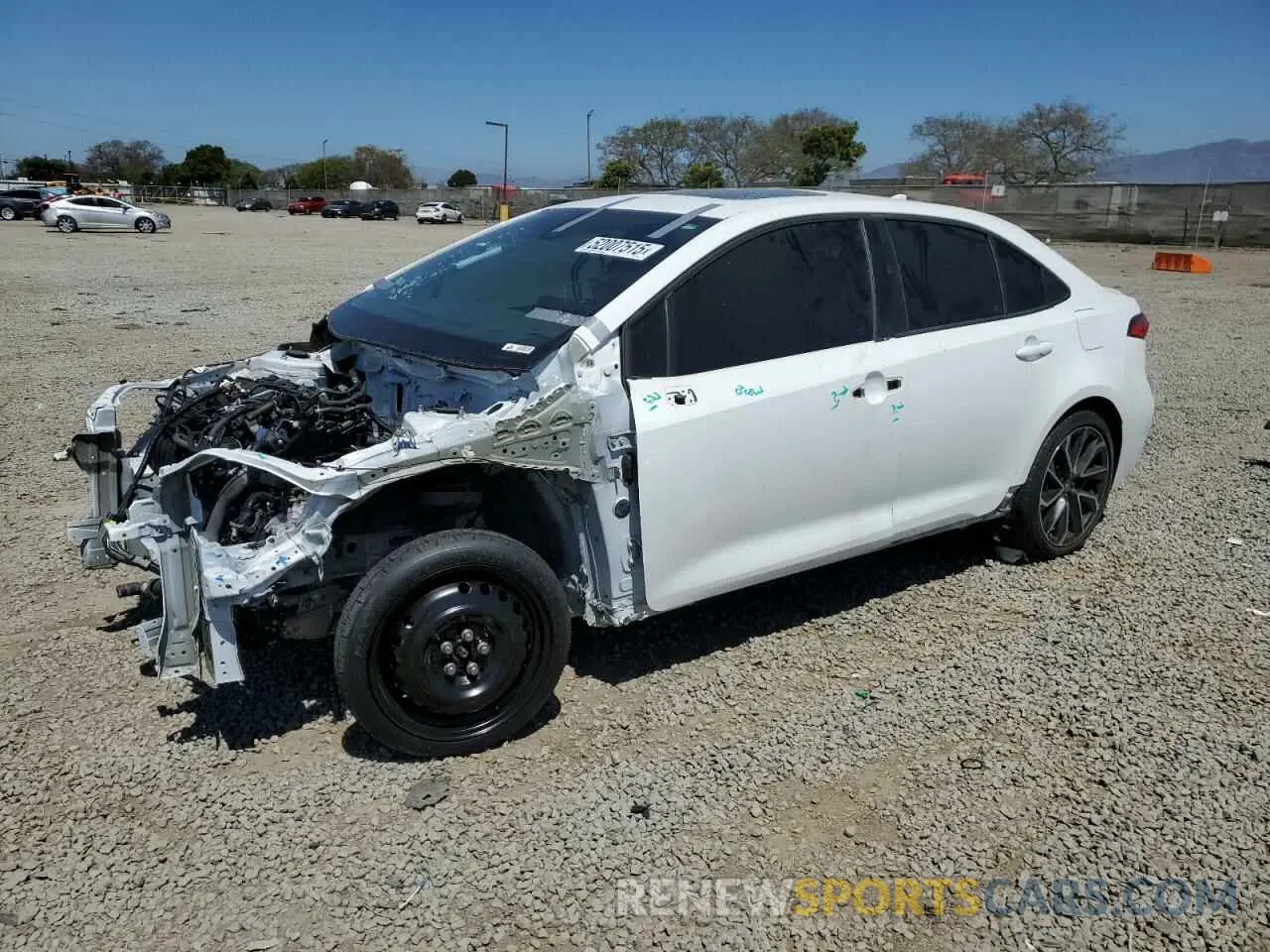 1 Photograph of a damaged car 5YFP4MCE8NP110938 TOYOTA COROLLA 2022