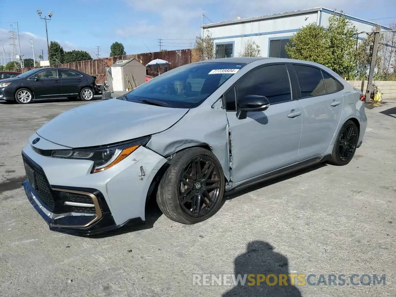 1 Photograph of a damaged car 5YFS4MCE0NP136914 TOYOTA COROLLA 2022