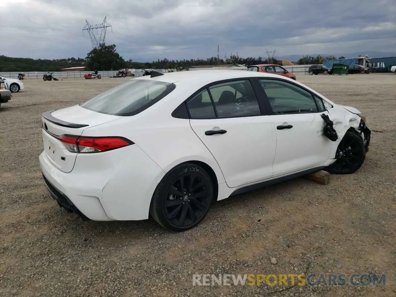3 Photograph of a damaged car 5YFS4MCE1NP106384 TOYOTA COROLLA 2022