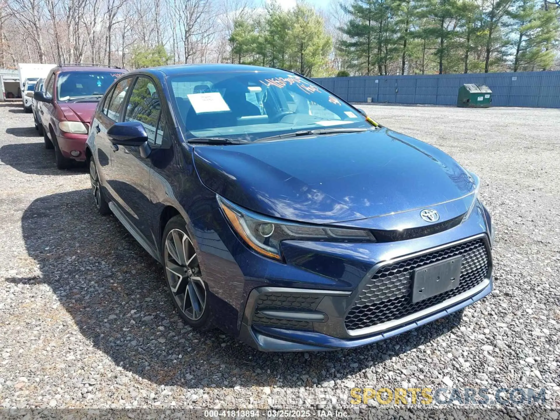 1 Photograph of a damaged car 5YFS4MCE1NP114646 TOYOTA COROLLA 2022