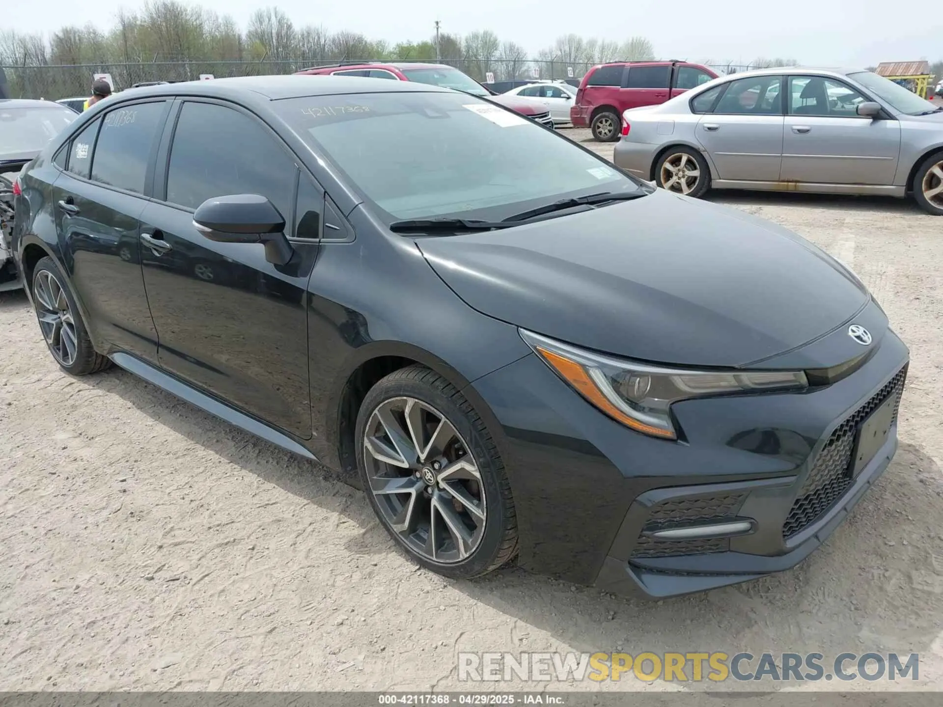 1 Photograph of a damaged car 5YFS4MCE1NP127316 TOYOTA COROLLA 2022