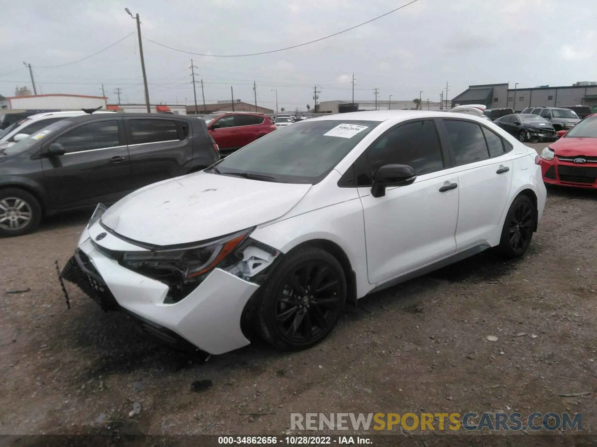 2 Фотография поврежденного автомобиля 5YFS4MCE1NP131818 TOYOTA COROLLA 2022