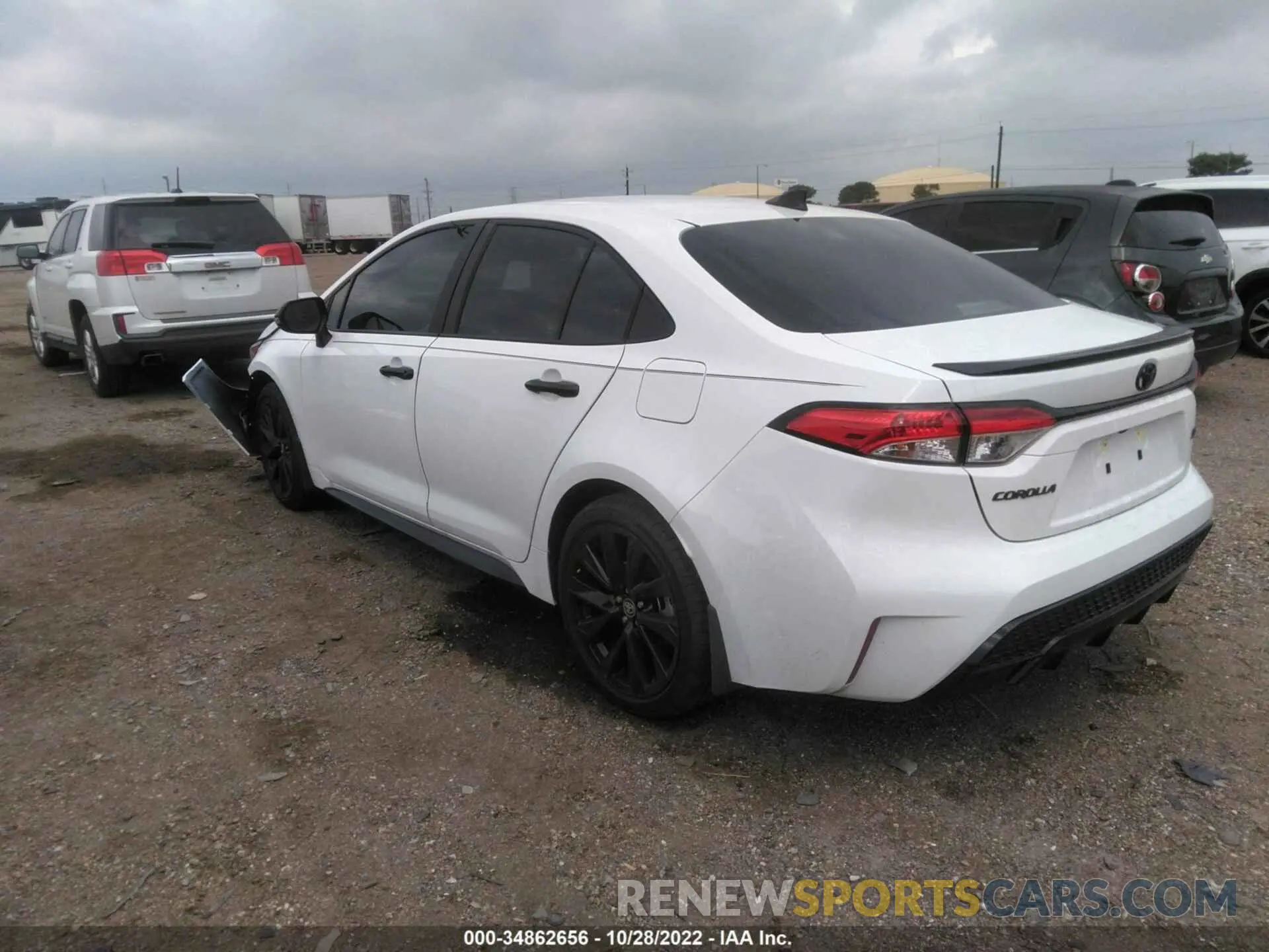 3 Фотография поврежденного автомобиля 5YFS4MCE1NP131818 TOYOTA COROLLA 2022