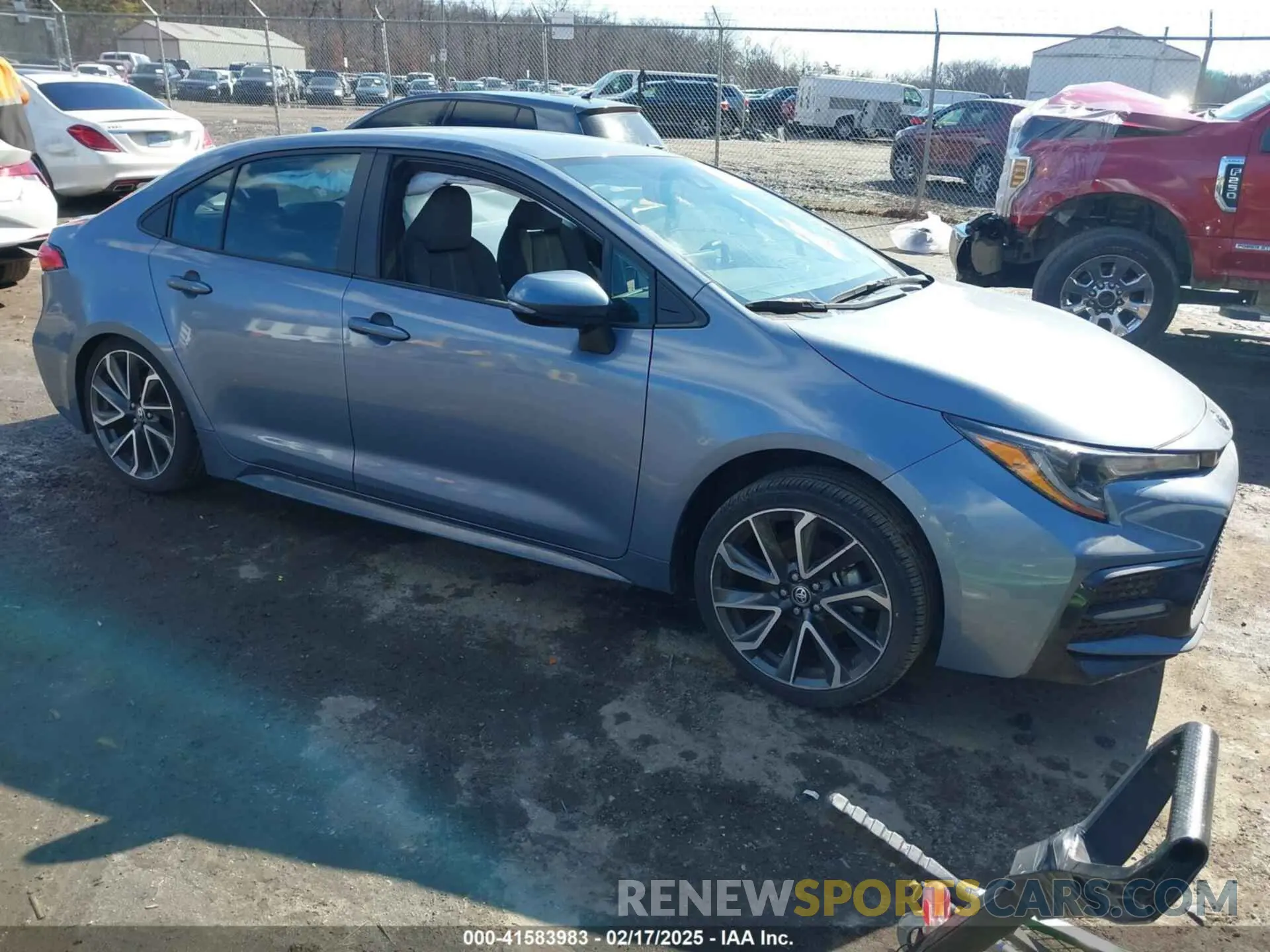1 Photograph of a damaged car 5YFS4MCE2NP133089 TOYOTA COROLLA 2022