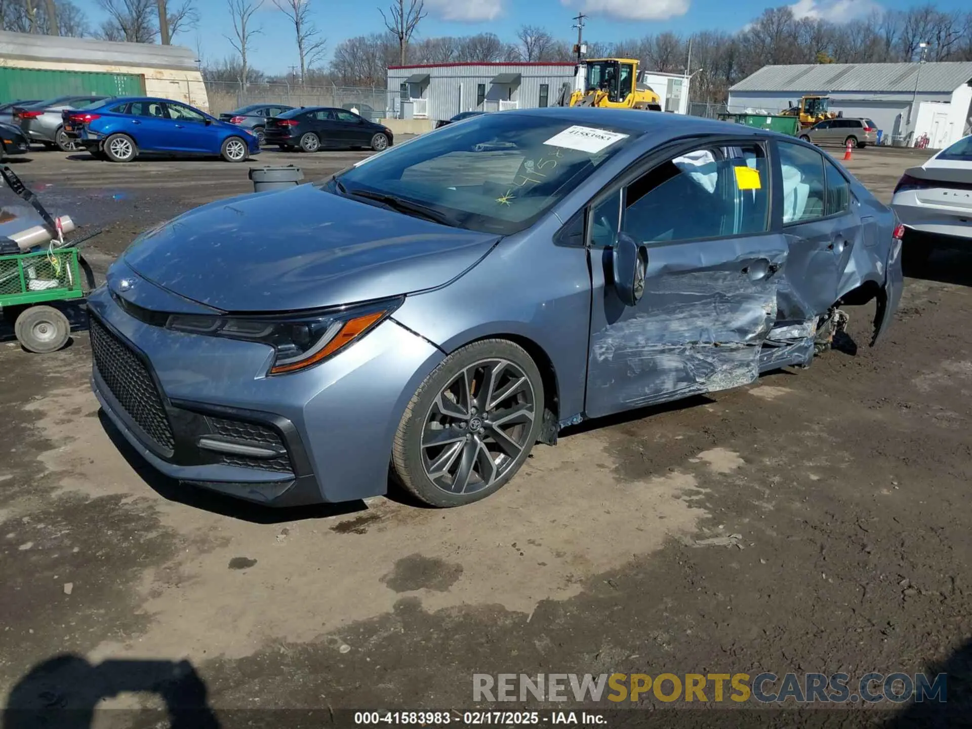 2 Photograph of a damaged car 5YFS4MCE2NP133089 TOYOTA COROLLA 2022