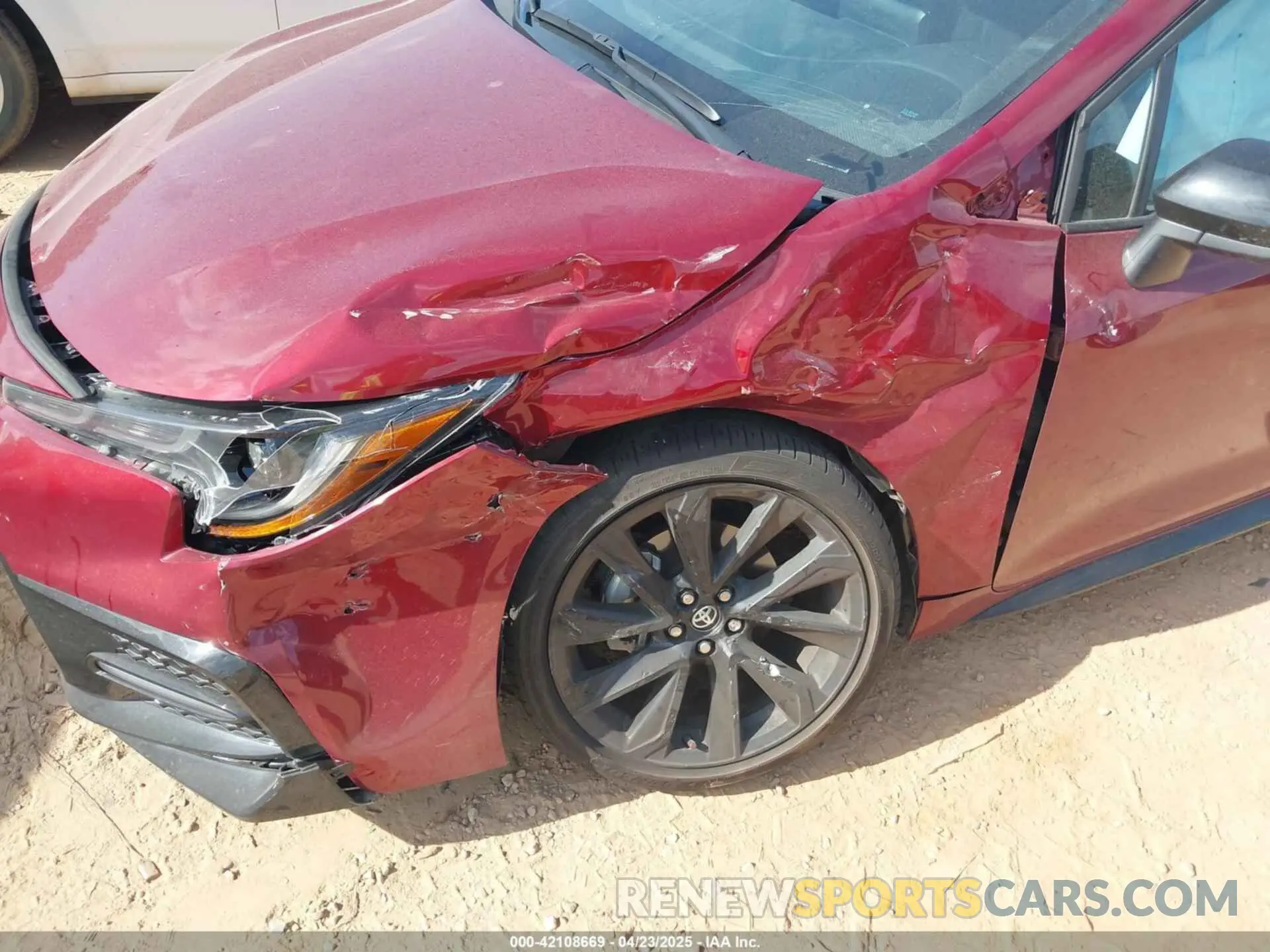 6 Photograph of a damaged car 5YFS4MCE3NP112056 TOYOTA COROLLA 2022