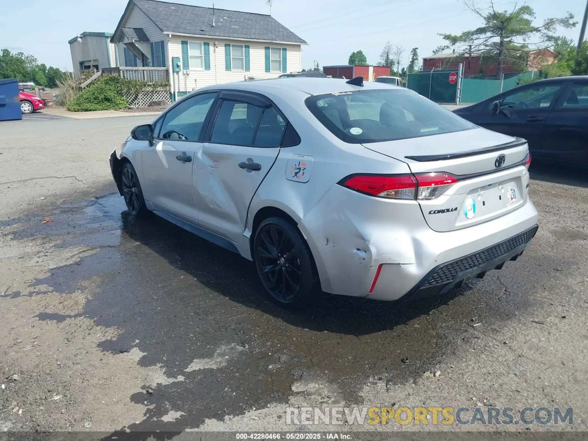 3 Photograph of a damaged car 5YFS4MCE3NP118441 TOYOTA COROLLA 2022