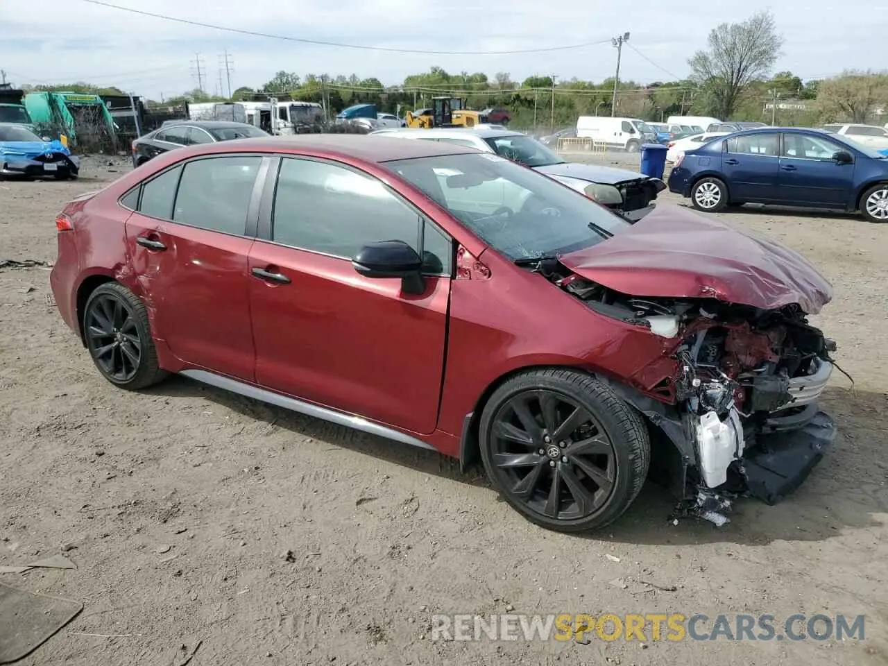 4 Фотография поврежденного автомобиля 5YFS4MCE4NP105536 TOYOTA COROLLA 2022