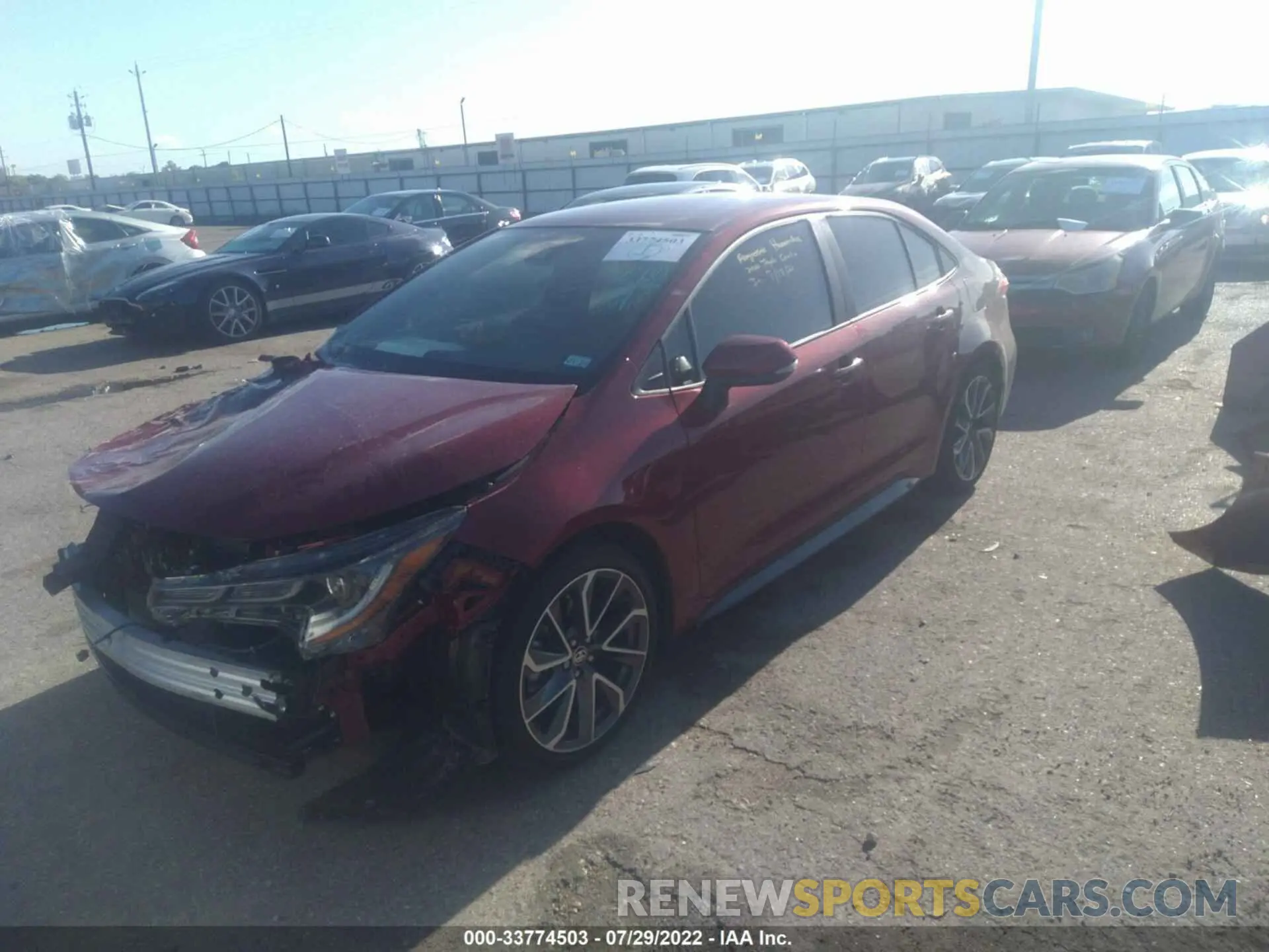 2 Фотография поврежденного автомобиля 5YFS4MCE5NP109000 TOYOTA COROLLA 2022