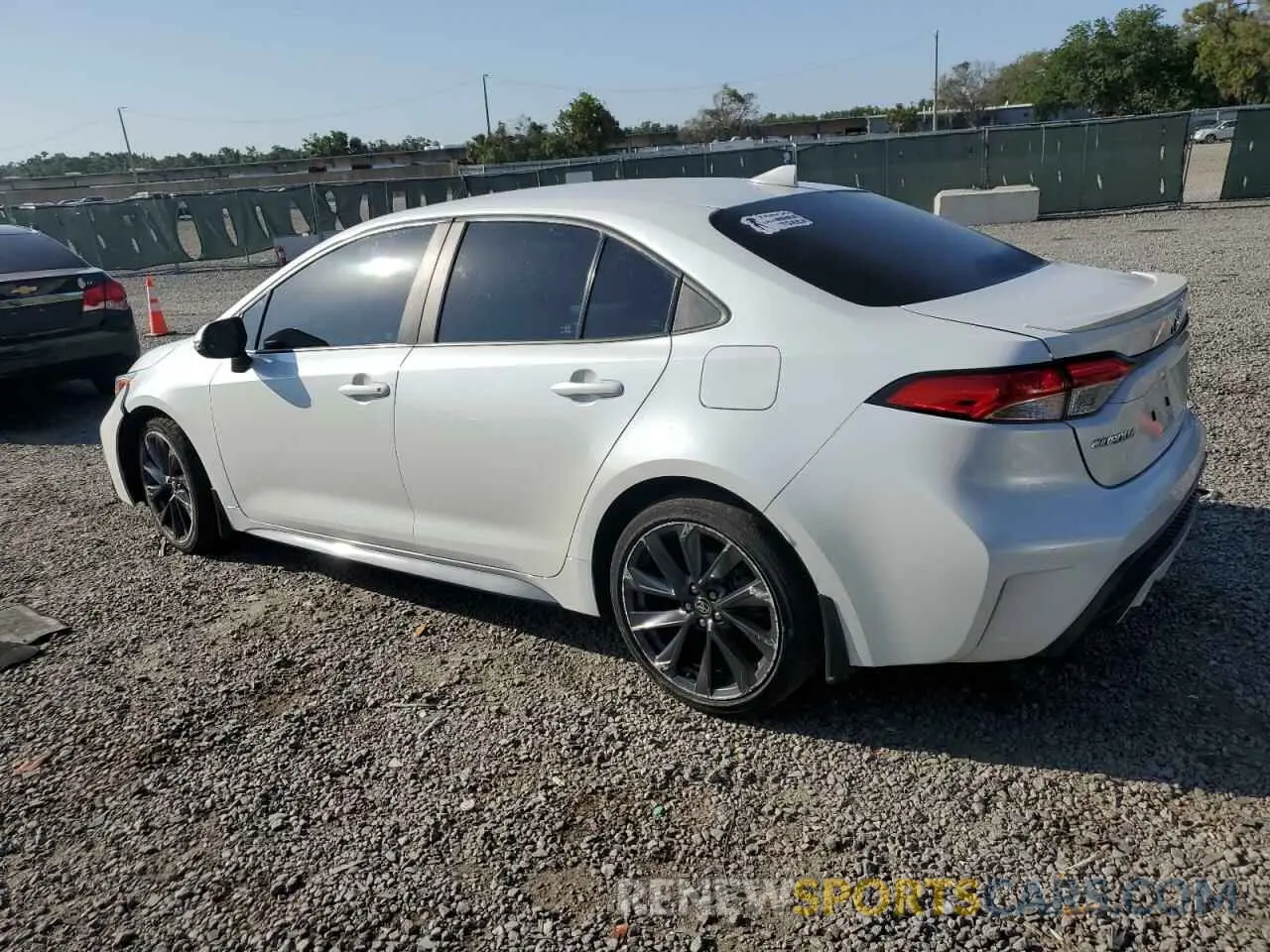 2 Photograph of a damaged car 5YFS4MCE6NP103612 TOYOTA COROLLA 2022