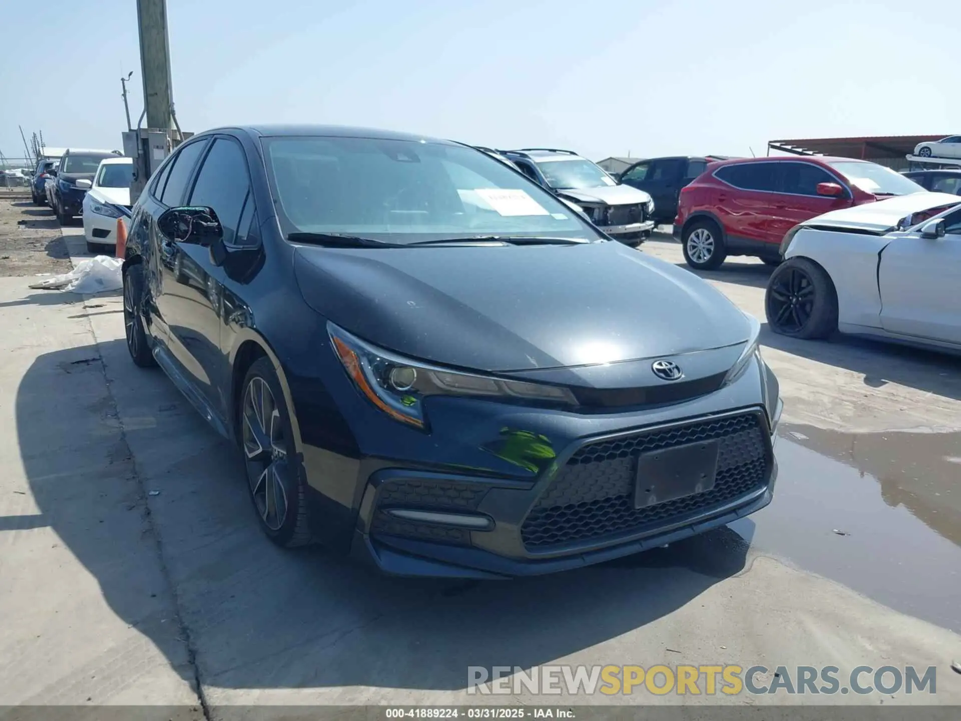 1 Photograph of a damaged car 5YFS4MCE6NP109460 TOYOTA COROLLA 2022