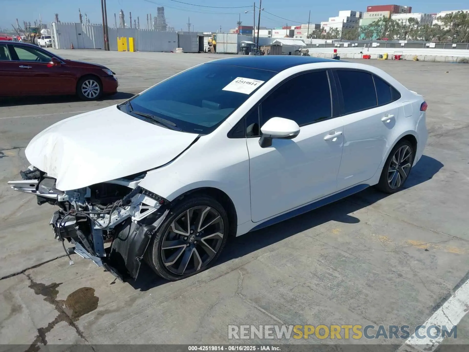 2 Photograph of a damaged car 5YFS4MCE6NP118188 TOYOTA COROLLA 2022