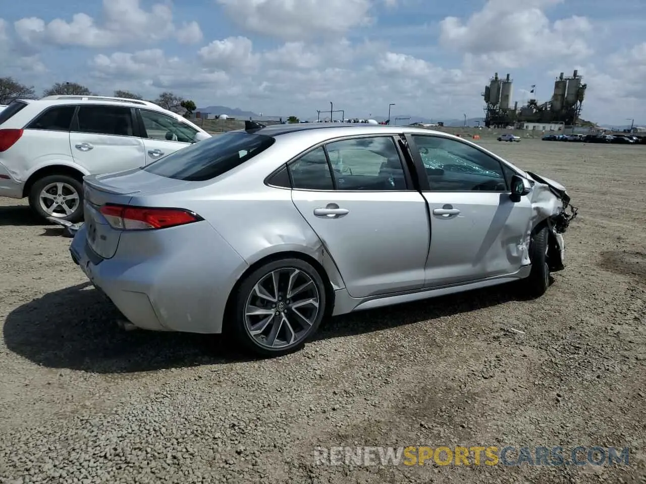 3 Photograph of a damaged car 5YFS4MCE6NP129188 TOYOTA COROLLA 2022