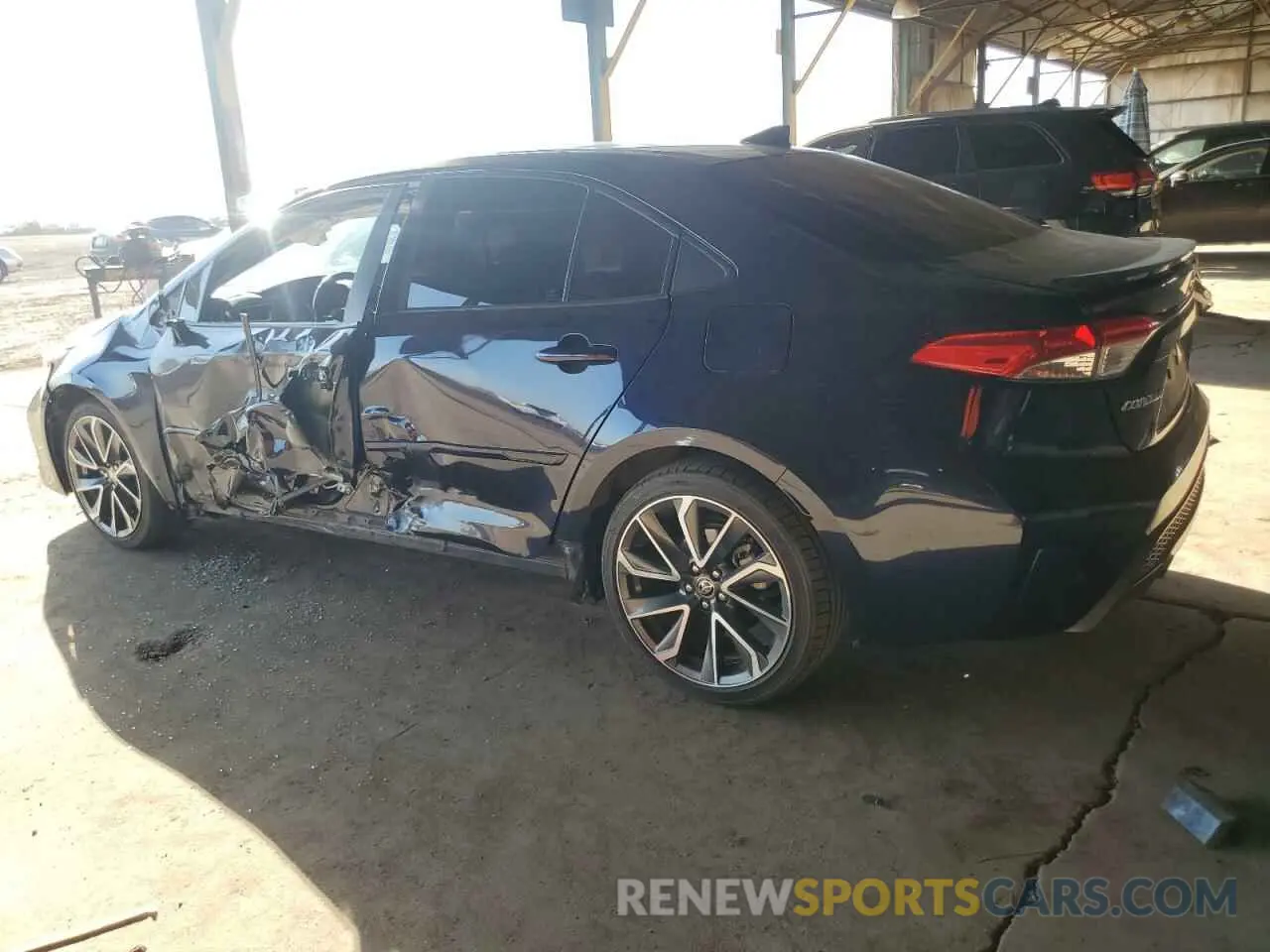 2 Photograph of a damaged car 5YFS4MCE7NP108625 TOYOTA COROLLA 2022
