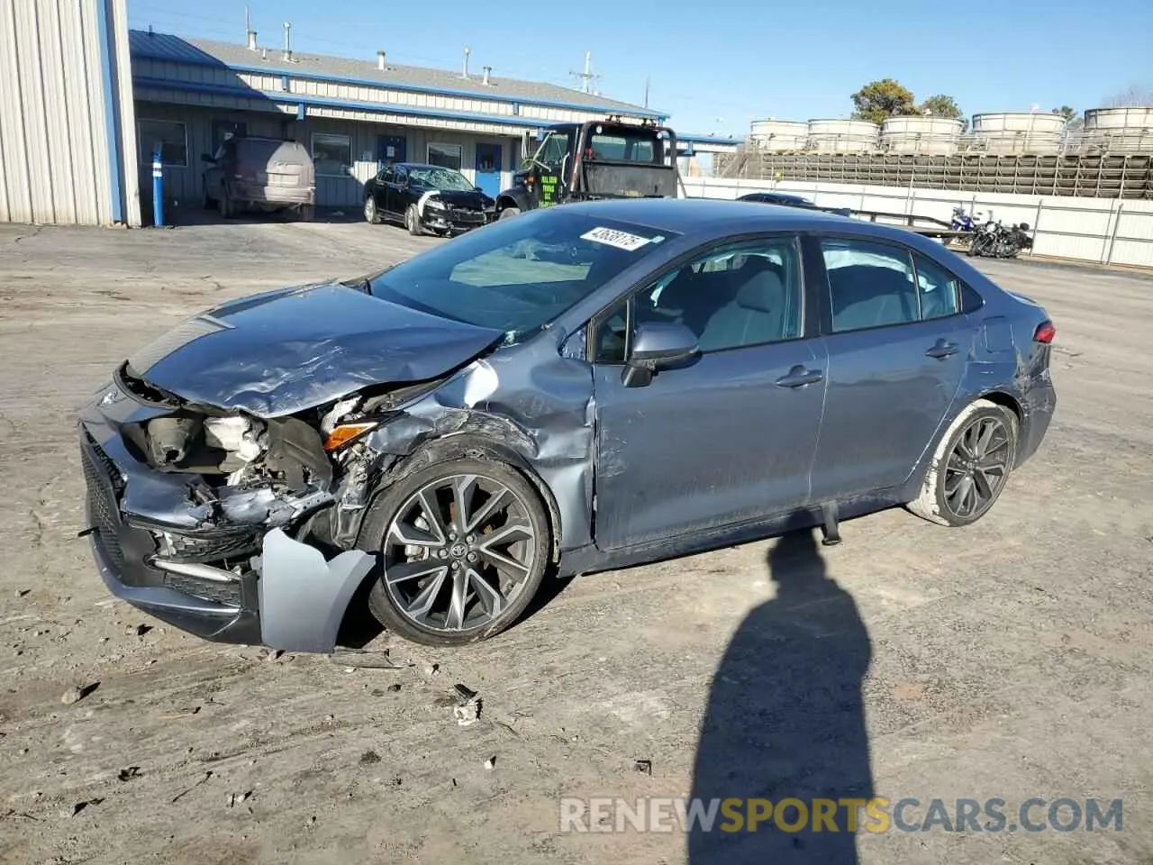 1 Photograph of a damaged car 5YFS4MCE8NP104356 TOYOTA COROLLA 2022