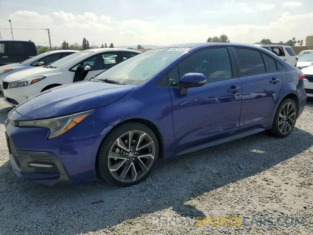 1 Photograph of a damaged car 5YFS4MCE8NP106186 TOYOTA COROLLA 2022