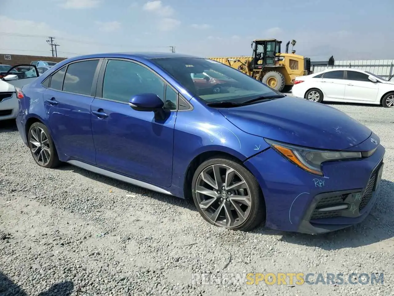 4 Photograph of a damaged car 5YFS4MCE8NP106186 TOYOTA COROLLA 2022