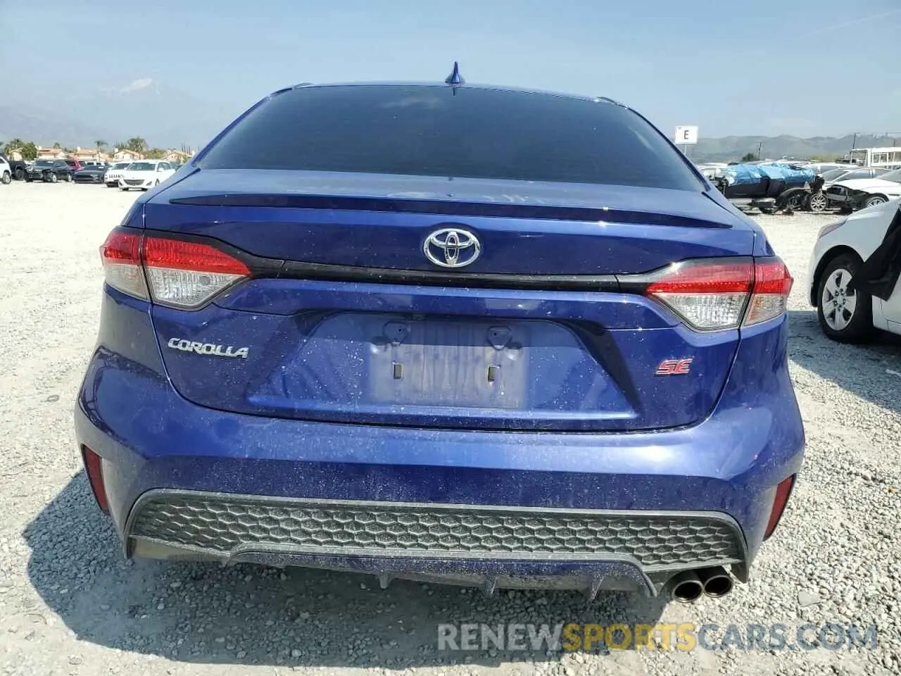 6 Photograph of a damaged car 5YFS4MCE8NP106186 TOYOTA COROLLA 2022