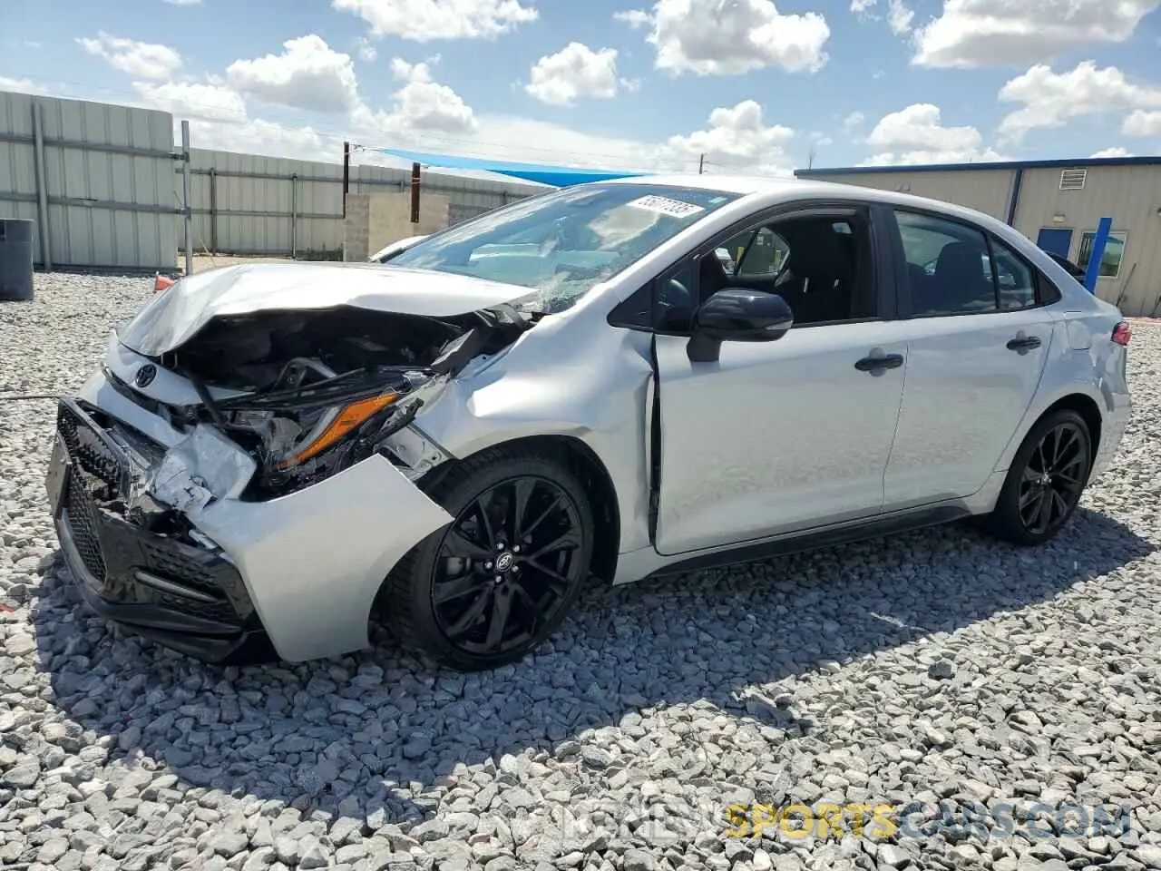 1 Photograph of a damaged car 5YFS4MCE8NP109122 TOYOTA COROLLA 2022