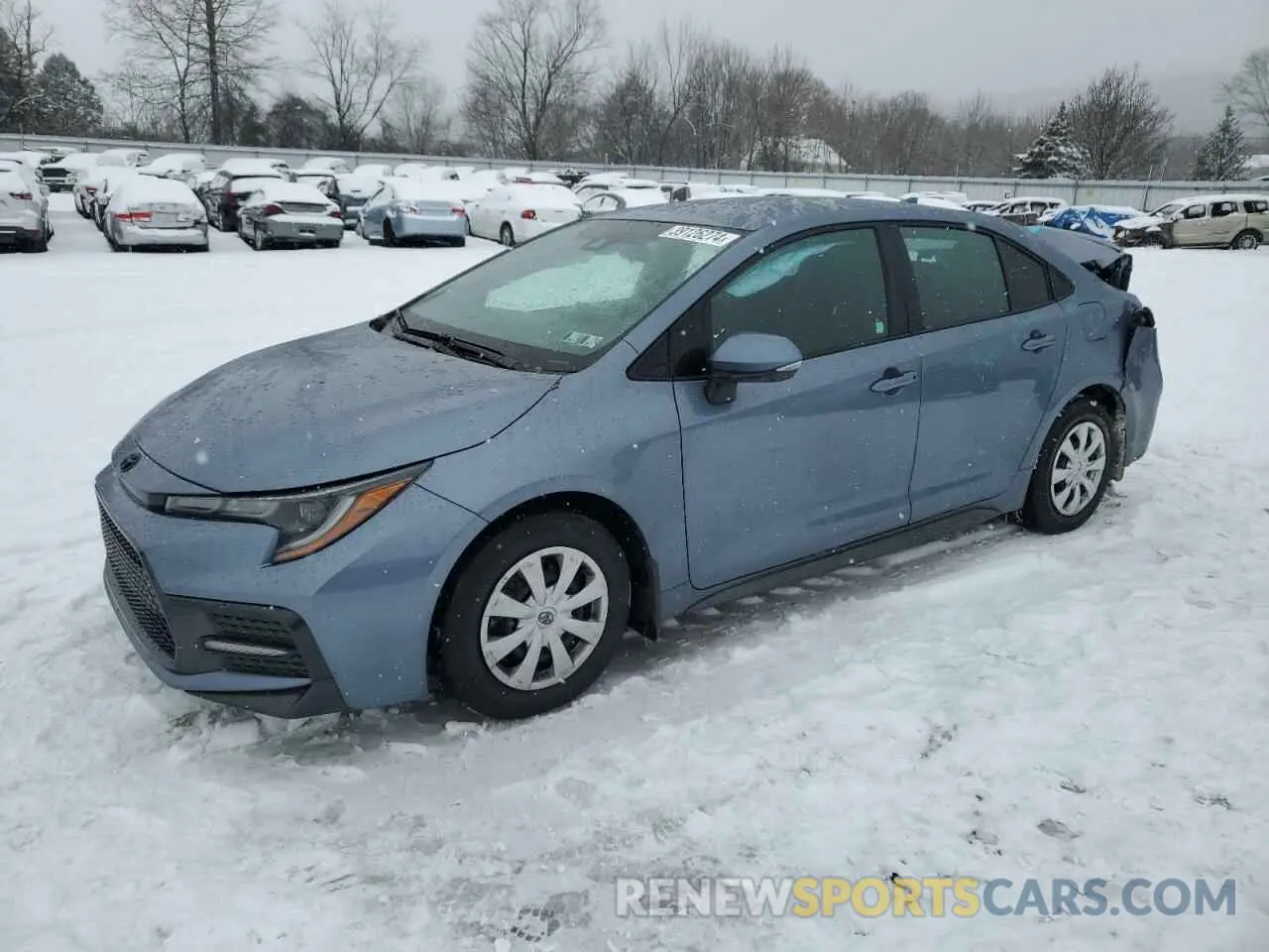 1 Photograph of a damaged car 5YFS4MCE8NP109525 TOYOTA COROLLA 2022