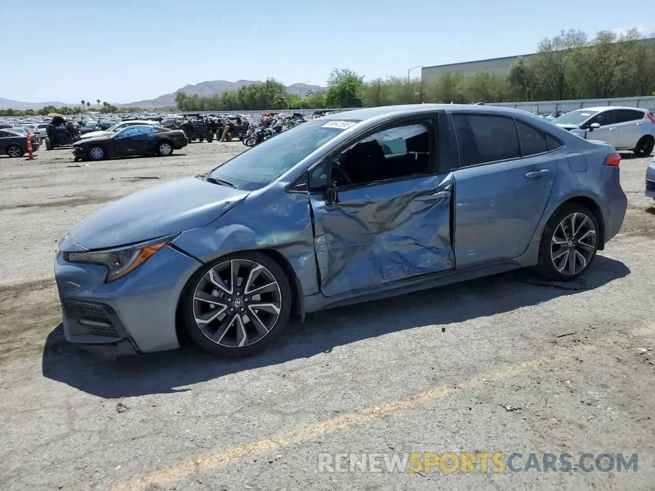 1 Photograph of a damaged car 5YFS4MCE8NP111369 TOYOTA COROLLA 2022
