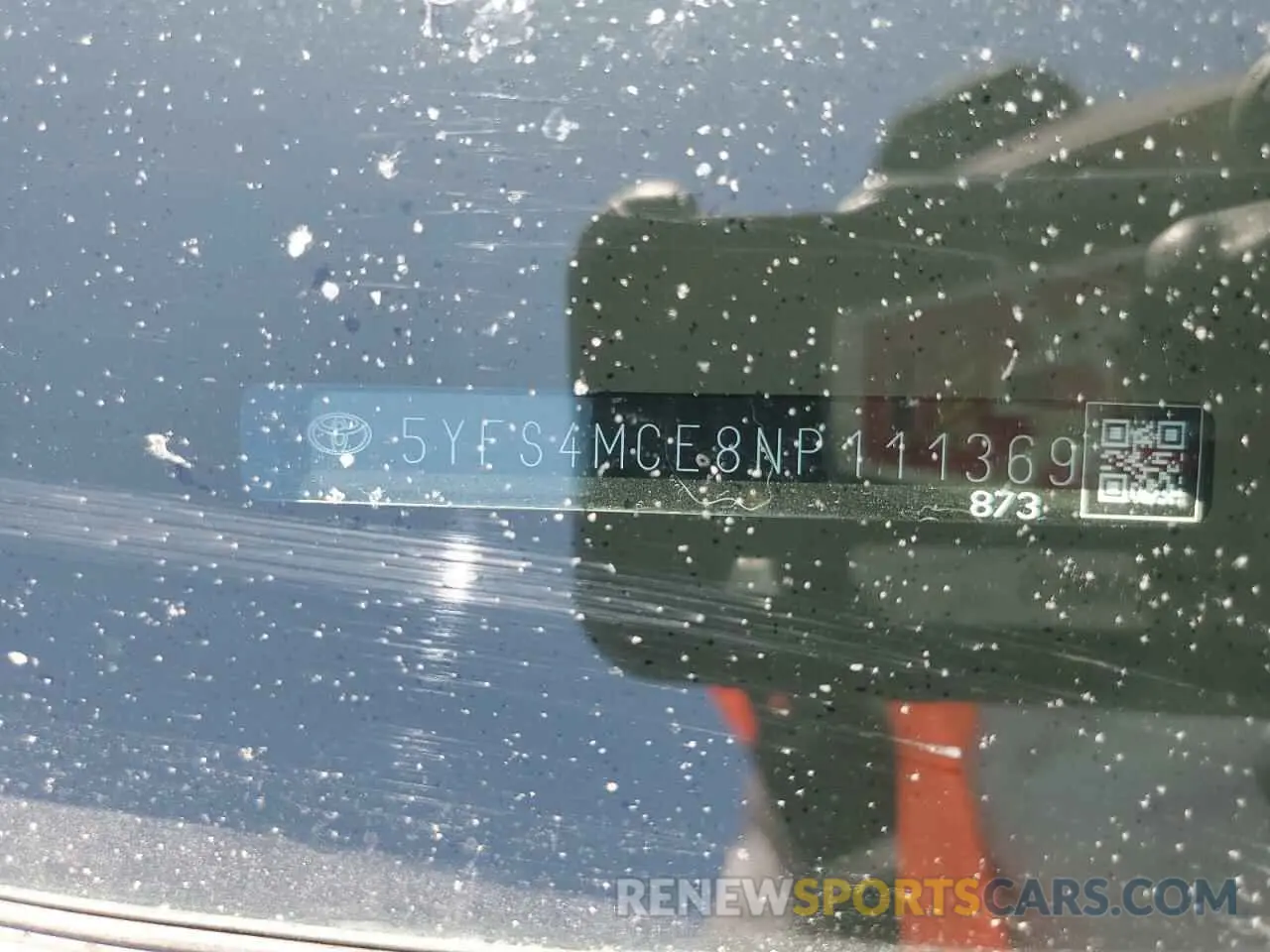 12 Photograph of a damaged car 5YFS4MCE8NP111369 TOYOTA COROLLA 2022