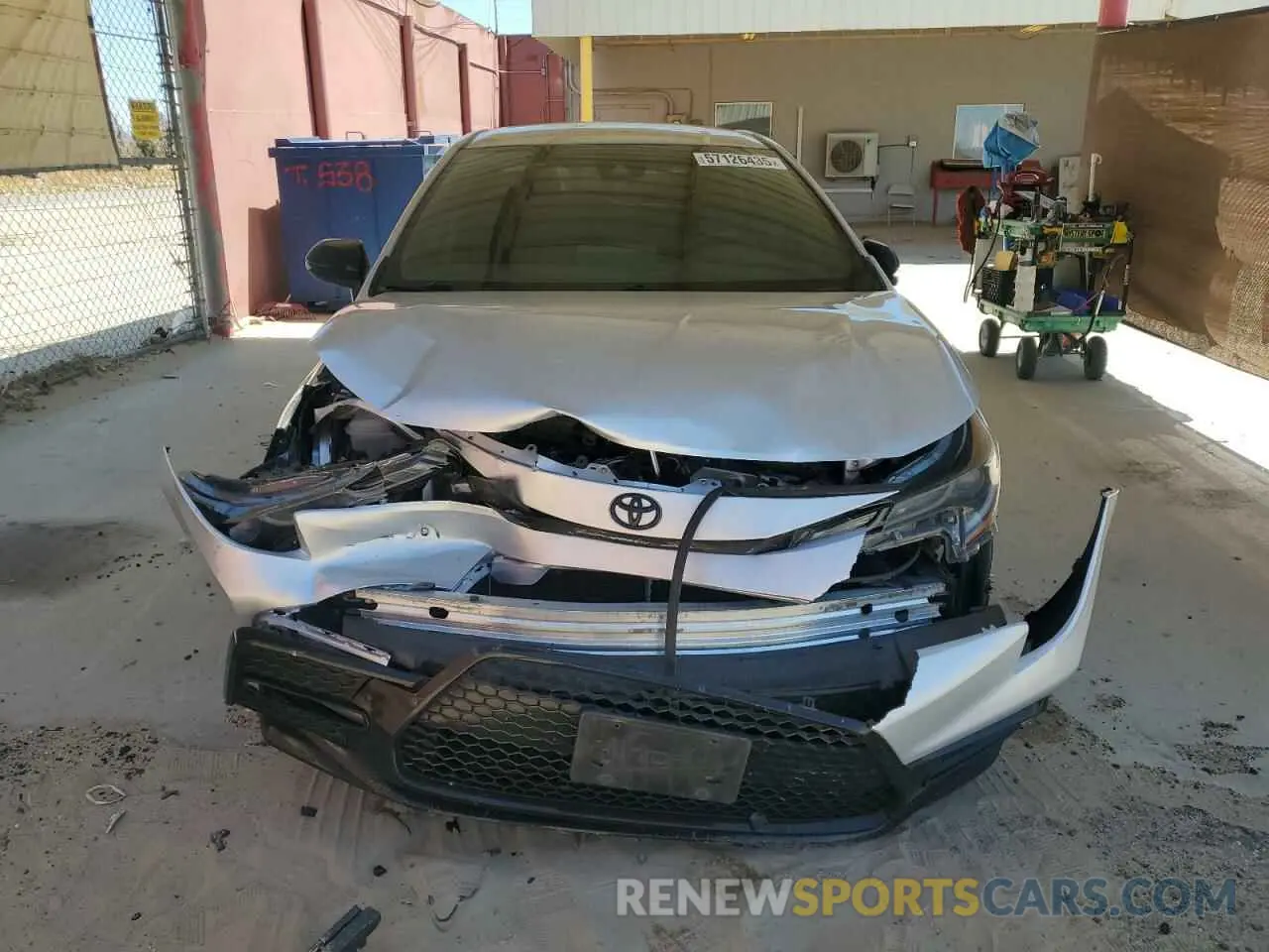 5 Photograph of a damaged car 5YFS4MCE8NP113607 TOYOTA COROLLA 2022